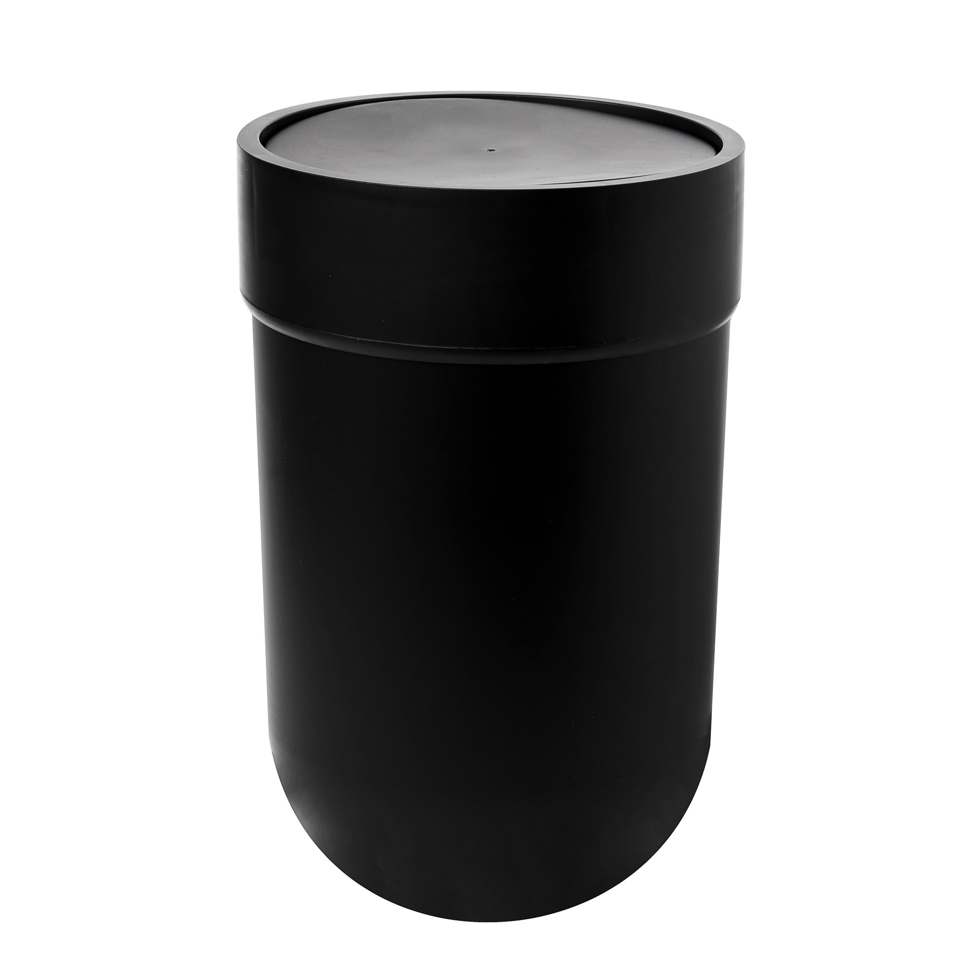 UMBRA Kosmetikeimer Abfallsammler mit Schwingdeckel TOUCH 6 Liter matt schwarz