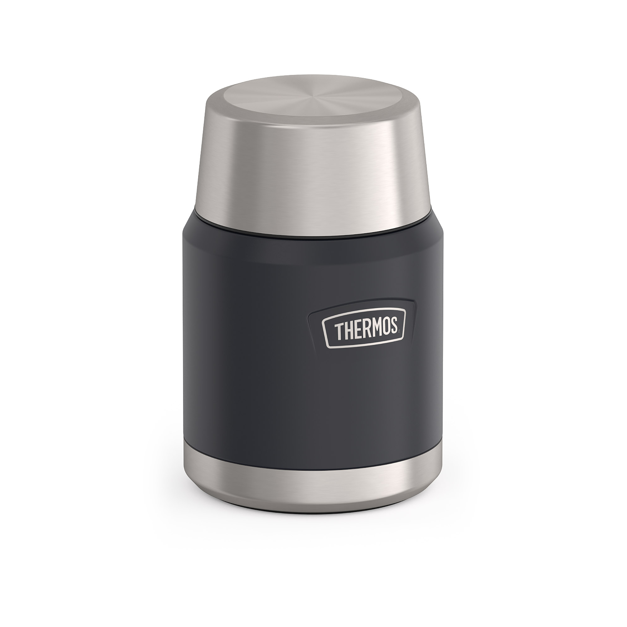 THERMOS Isolierspeisegefäß ICON FOOD JAR 0,47 Liter Edelstahl doppelwandig graphite