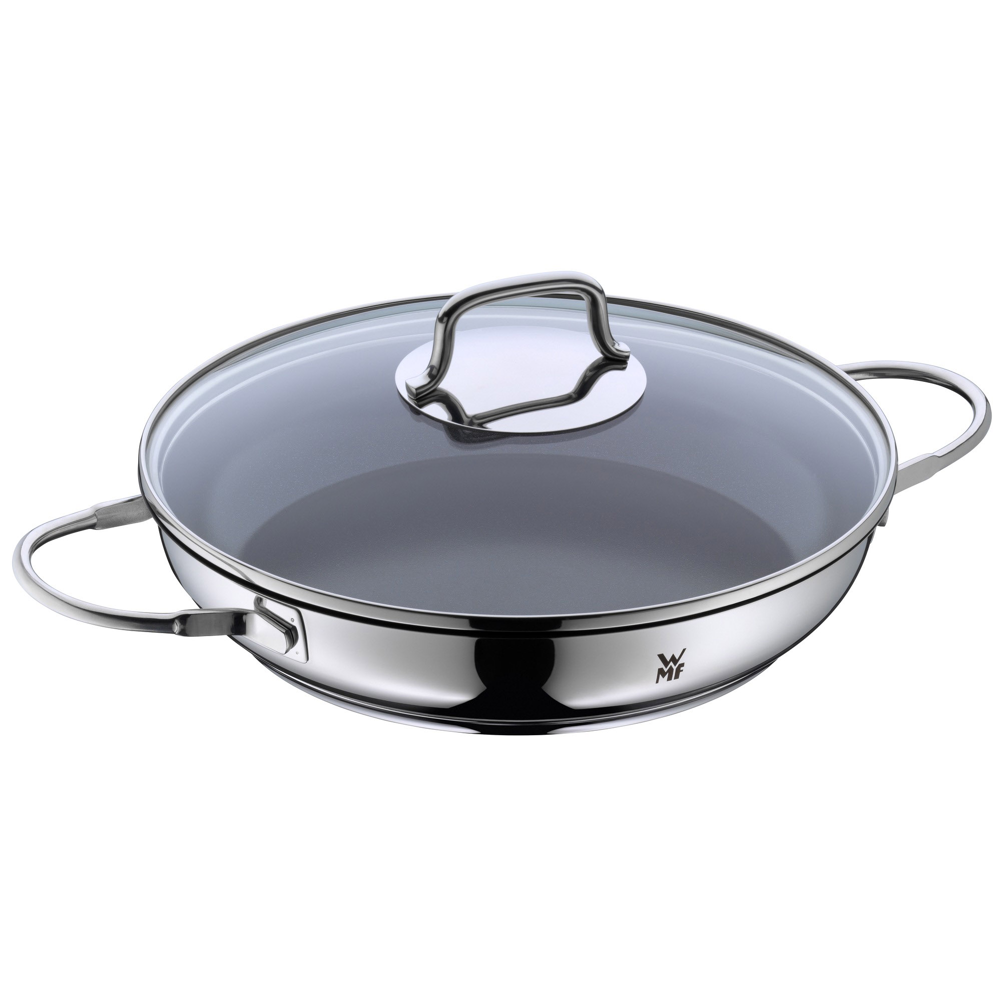 WMF Servierpfanne mit Antihaftbeschichtung und Glasdeckel 26 cm INDUKTION