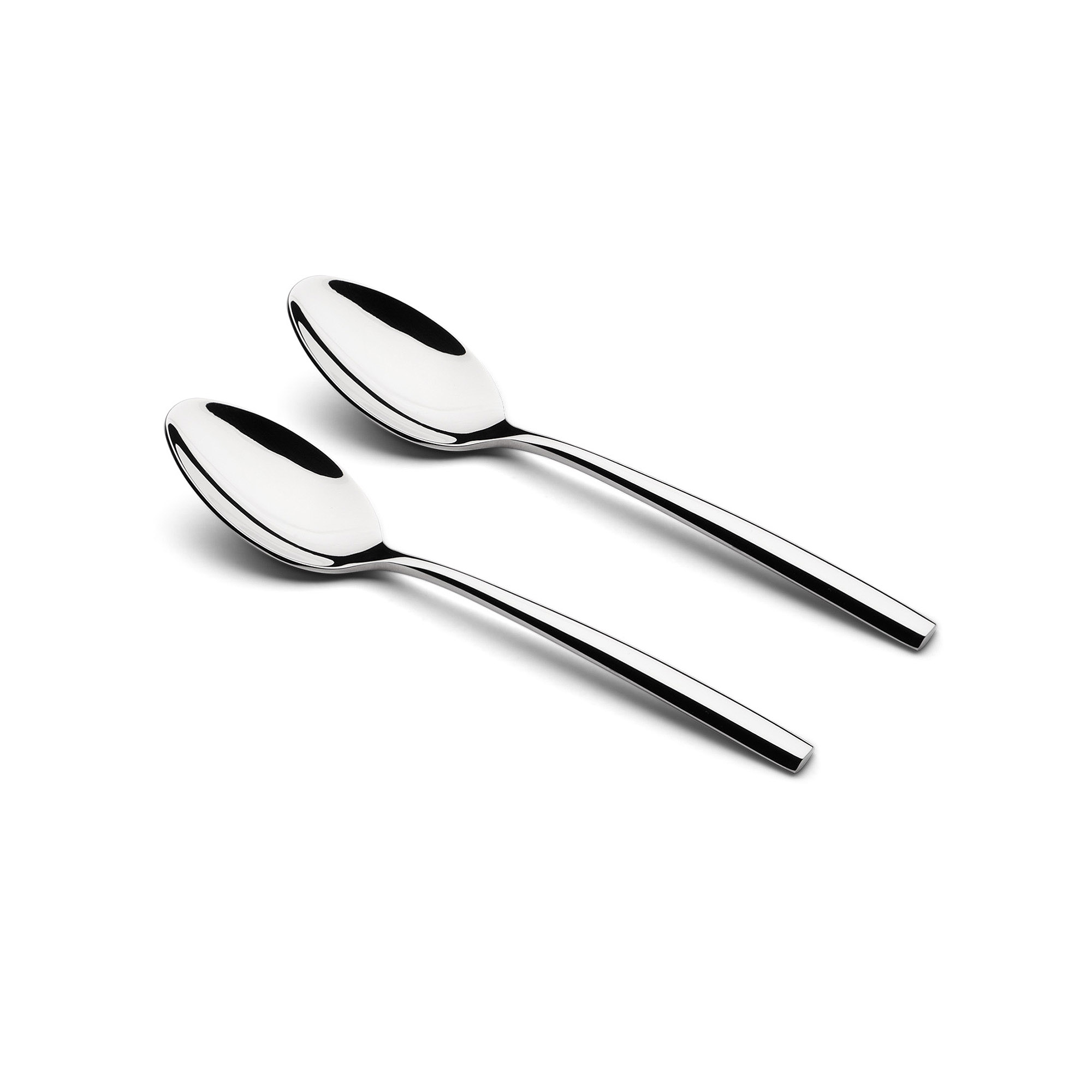 WEIS Besteck PURO Set mit 2 Müsli-/Yoghurtlöffeln Edelstahl poliert
