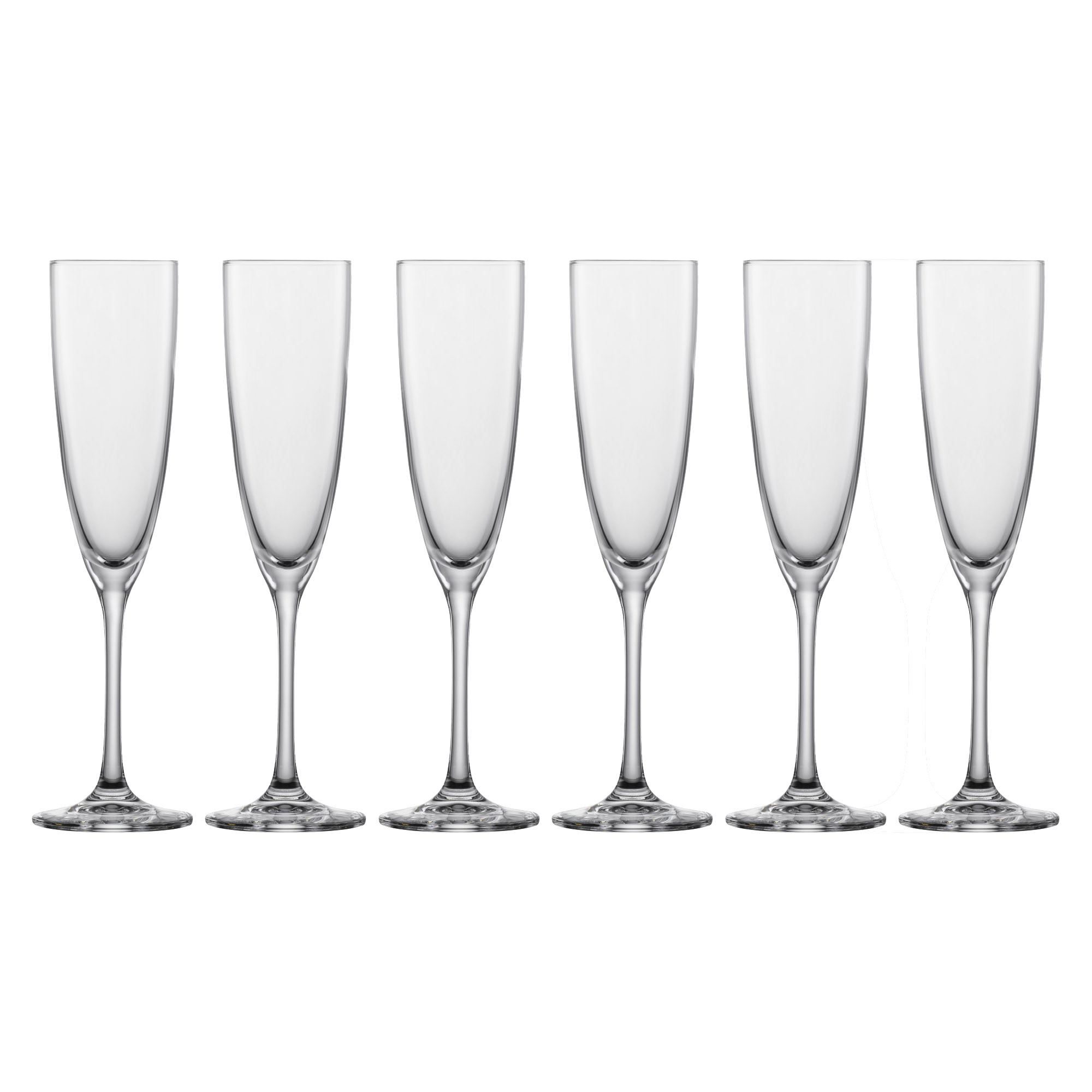 SCHOTT ZWIESEL Serie CLASSICO Sektglas 6 Stück Inhalt 210 ml Champagnerglas