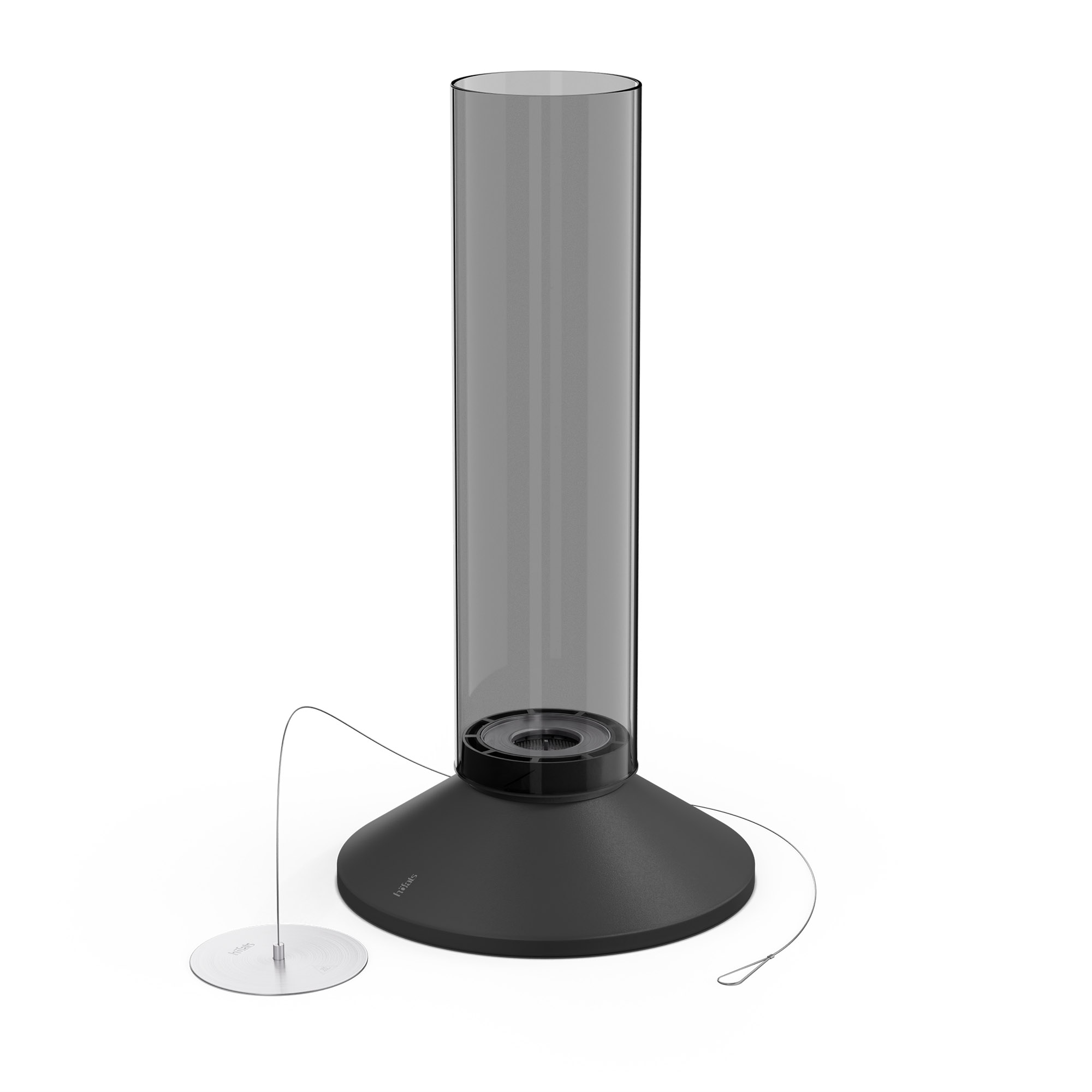 HÖFATS Tischfeuer SPIN X 1200 mit 5 bis 7 Stunden Brenndauer all black