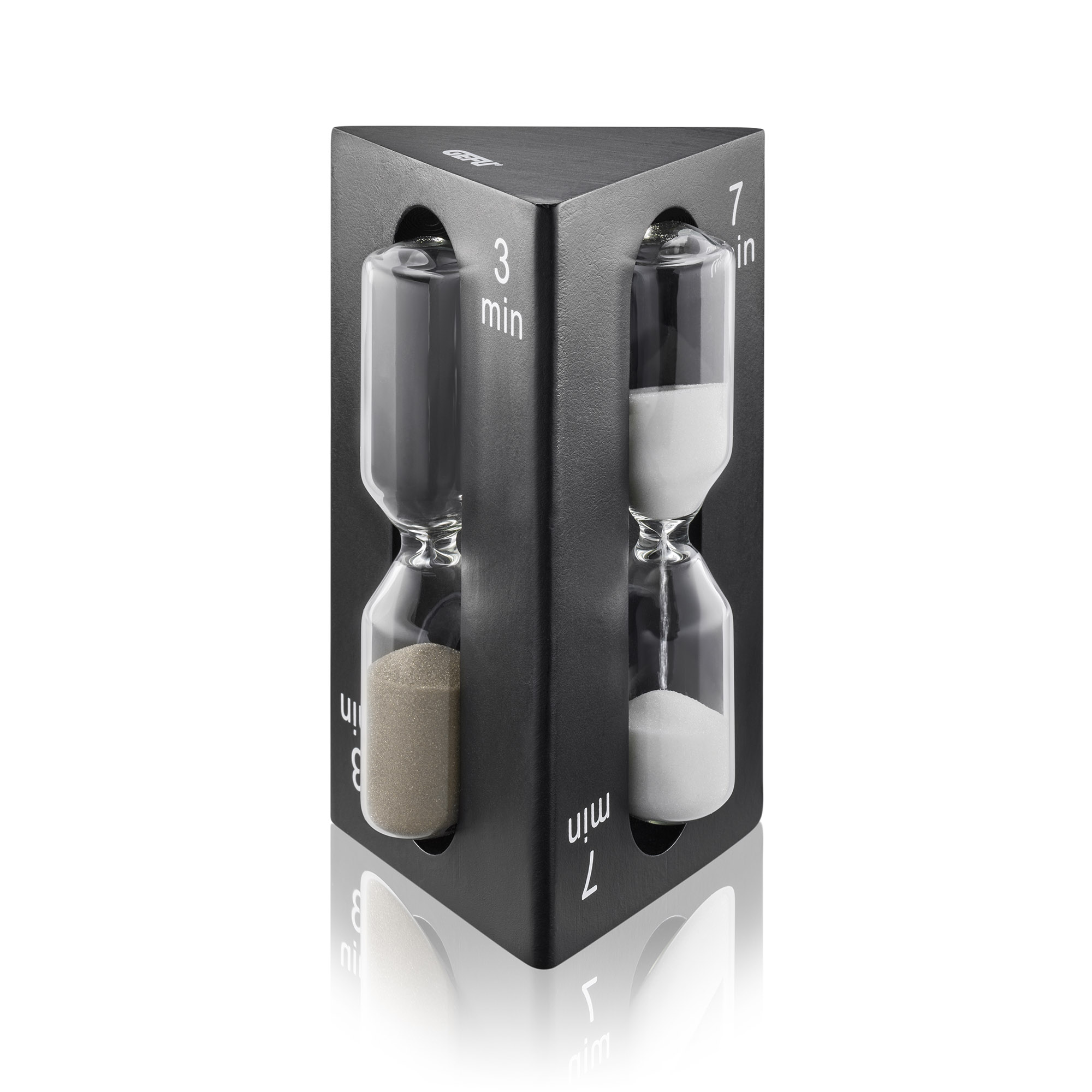GEFU Tee-Sanduhr Eieruhr Timer SANDO für 2 / 3 / 7 Minuten