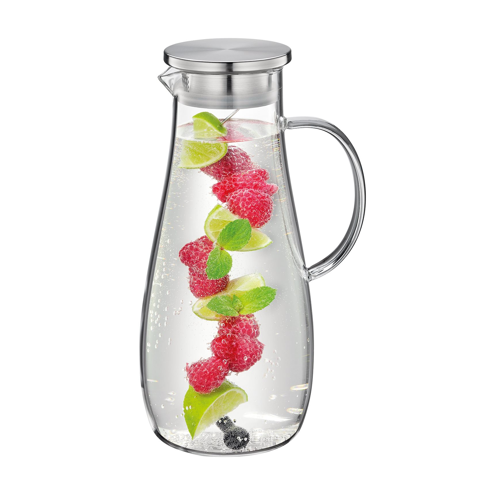 CILIO Wasserkaraffe / Wasserkanne TROPICANA 2,0 Liter mit Griff + Deckel