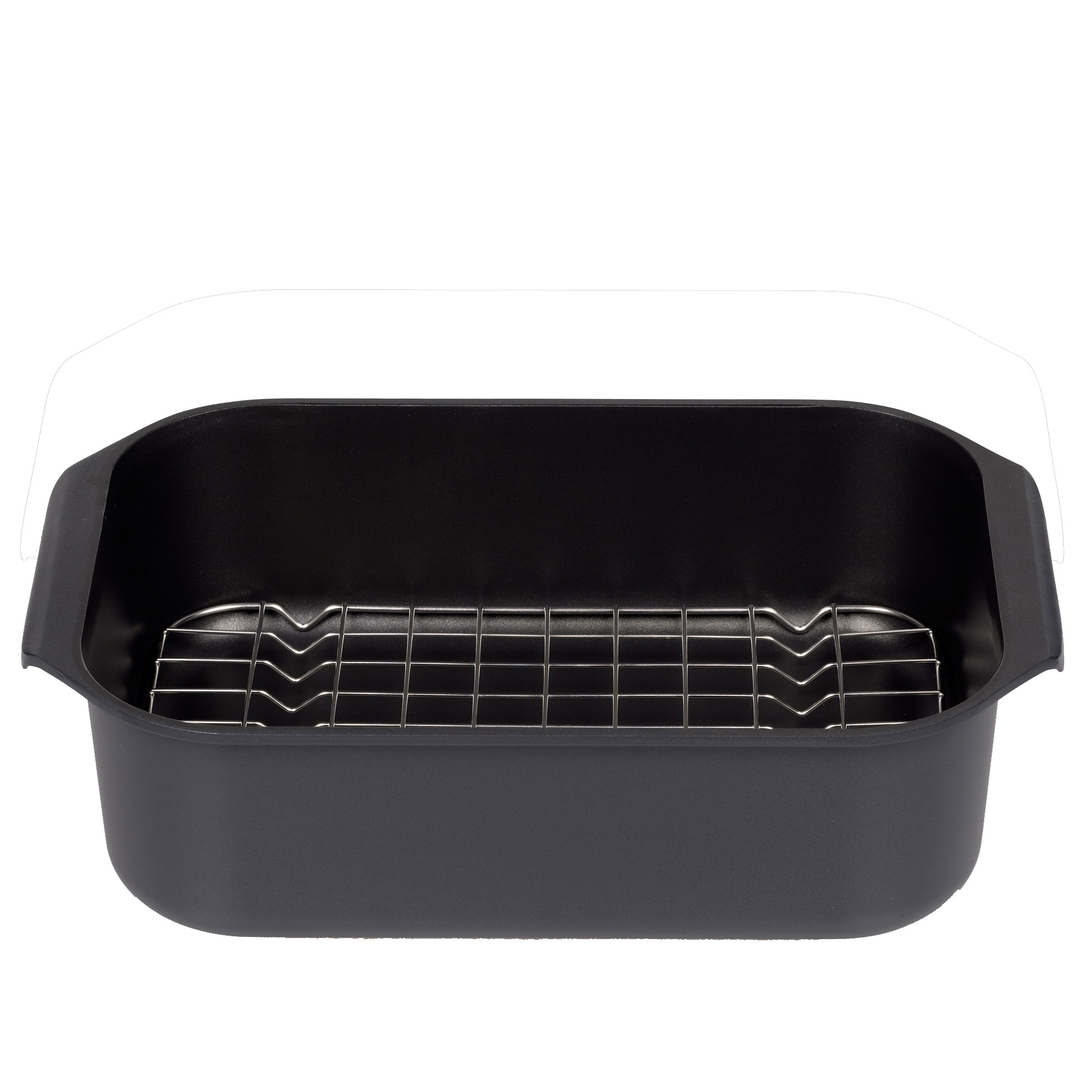 GSW Rechteckbräter GOURMET 40 x 26 cm 8 Liter PFAS-frei Glasdeckel Induktion