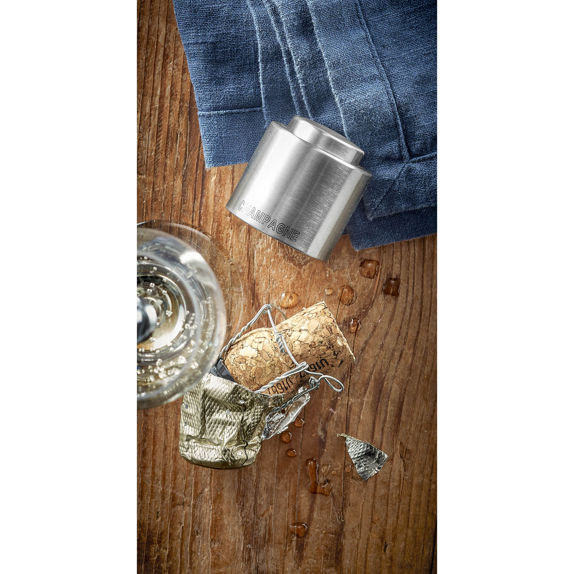 WMF Prosecco-/Sektflaschenverschluss CLEVER & MORE aus Cromargan