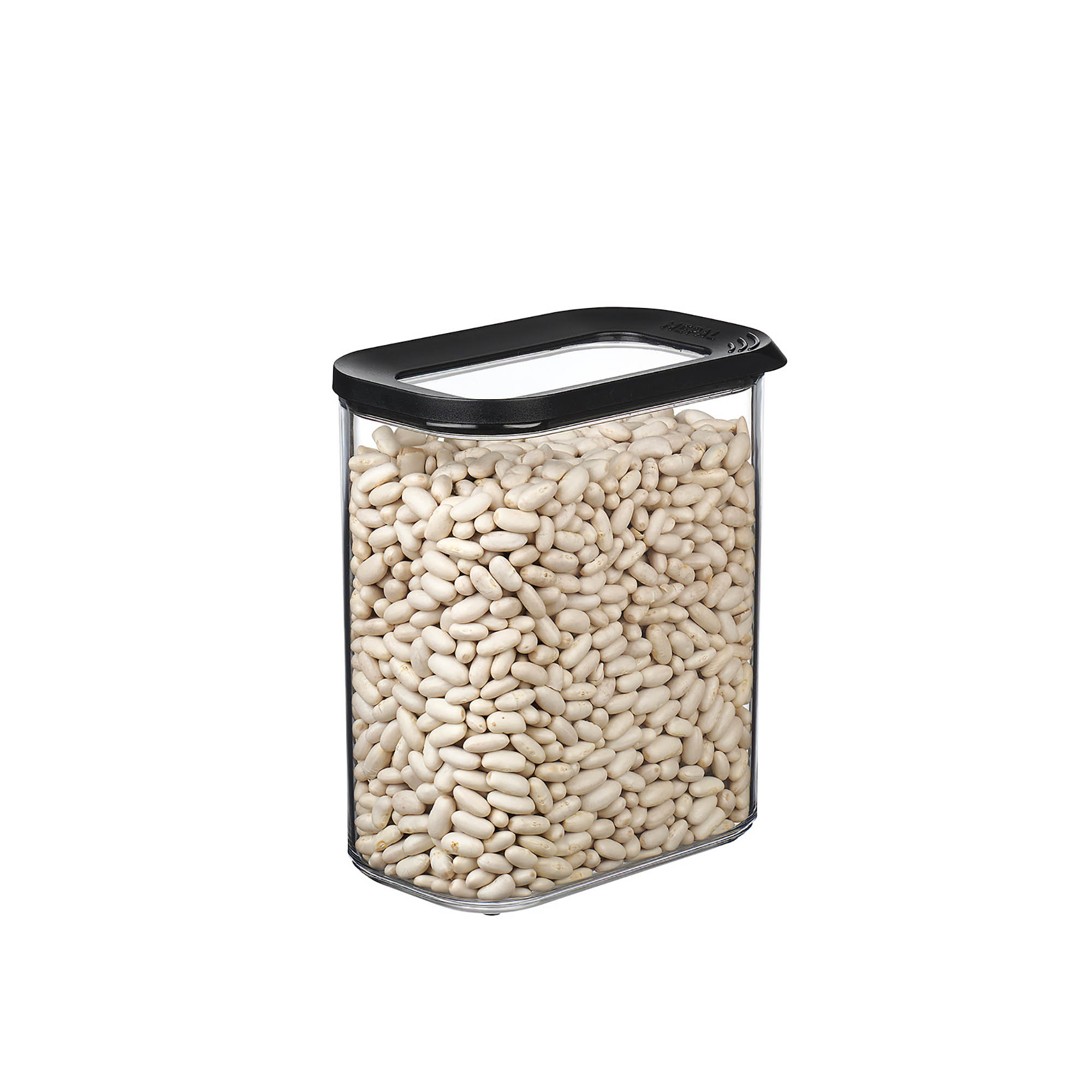 MEPAL Vorratsdose MODULA 1,5 Liter transparent schwarz