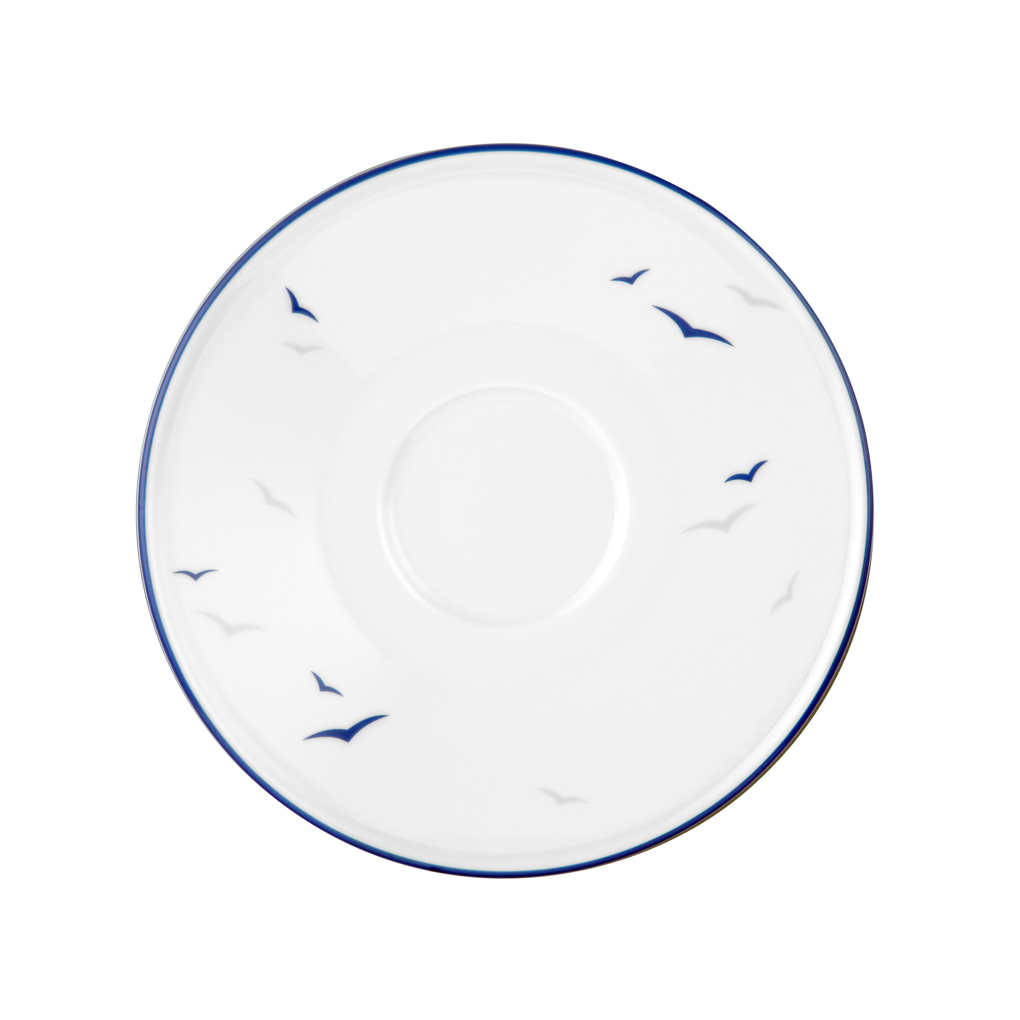 Königlich Tettau WORPSWEDE Rügen 4164 Kaffeeuntertasse 14,5 cm 6 Stück