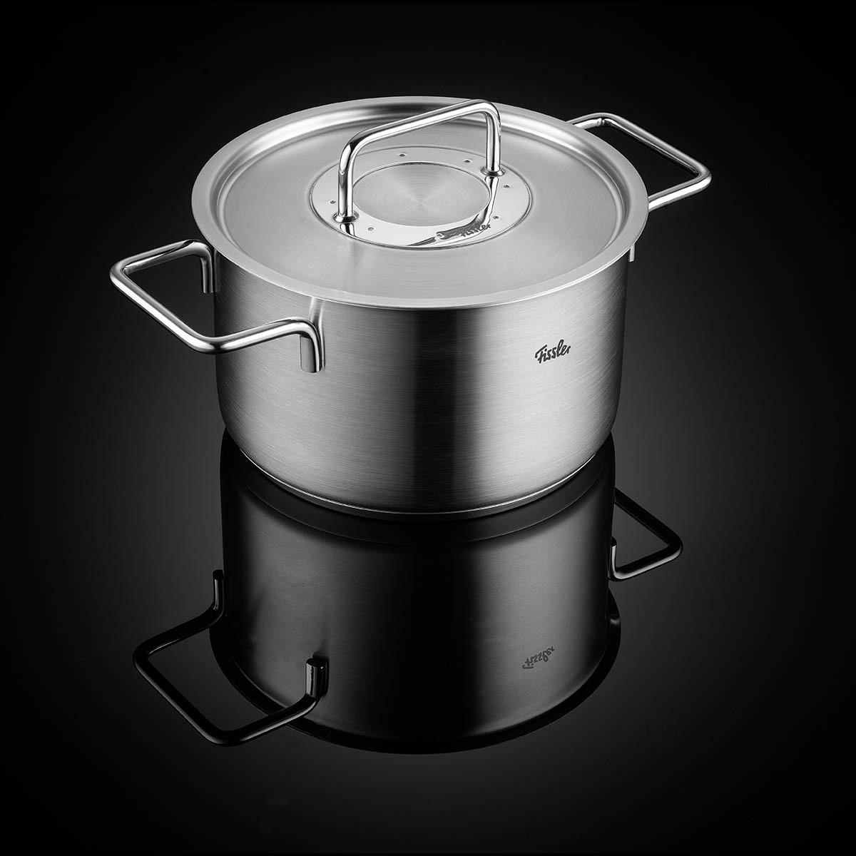 FISSLER Pure Collection Topfset 5 teilig mit Metalldeckeln INDUKTION