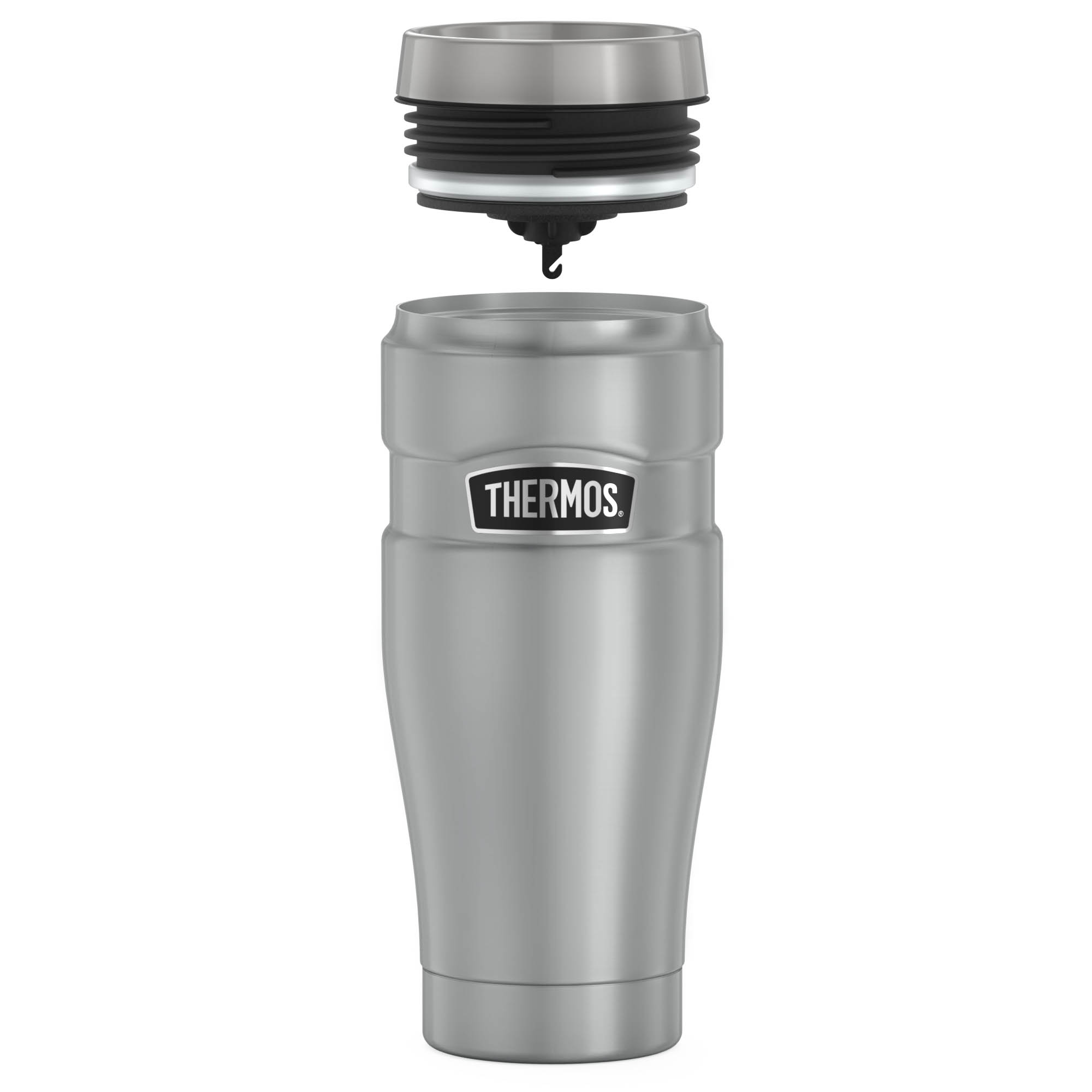 THERMOS STAINLESS KING MUG, matt stainless steel, 0.47 litres