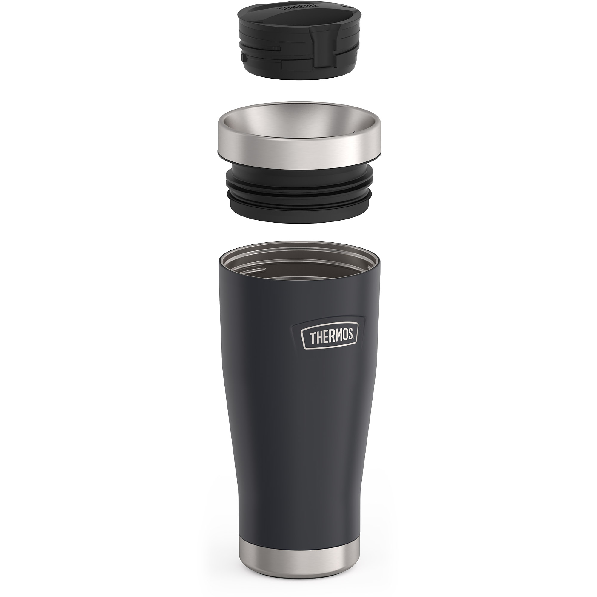 THERMOS Isoliertrinkbecher ICON MUG 0,47 Liter Edelstahl doppelwandig graphite