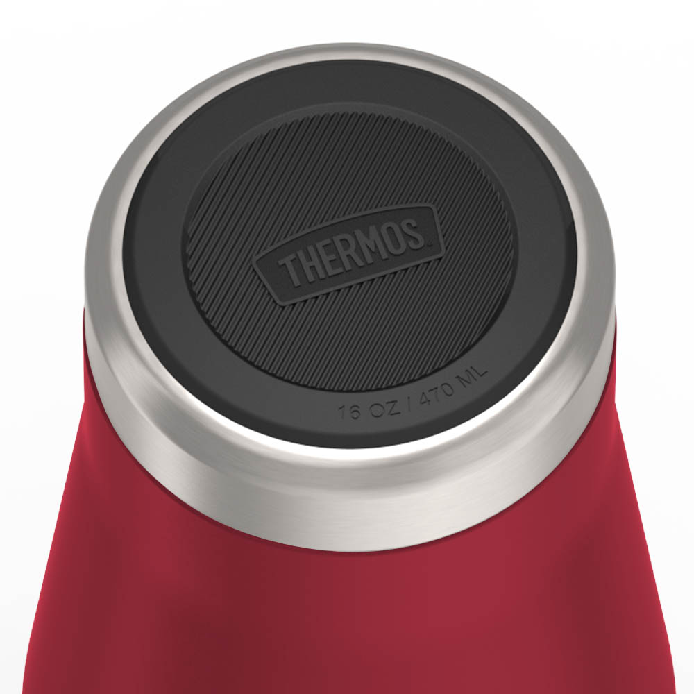 THERMOS ICON MUG 0.47-litre double-walled stainless steel insulated mug, berry