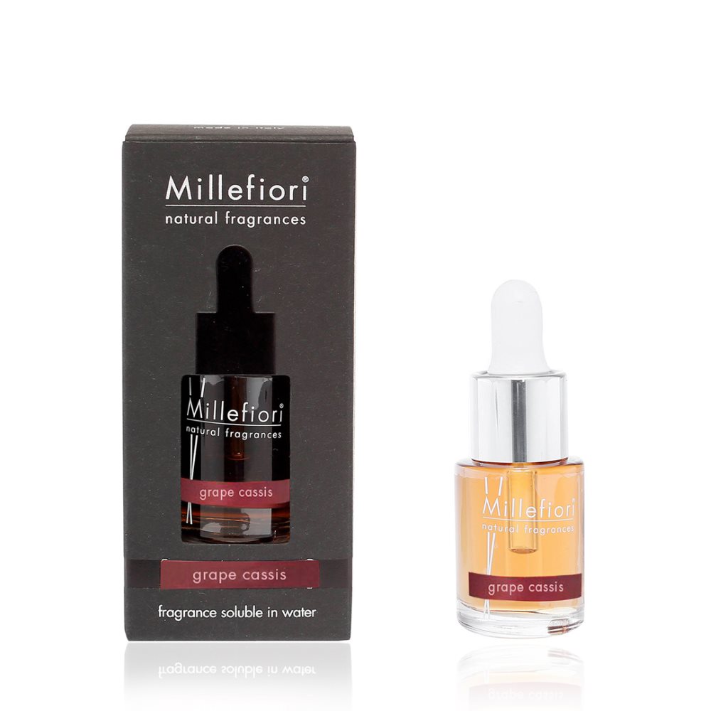 MILLEFIORI MILANO wasserlösliches Duftöl 15 ml  GRAPE CASSIS