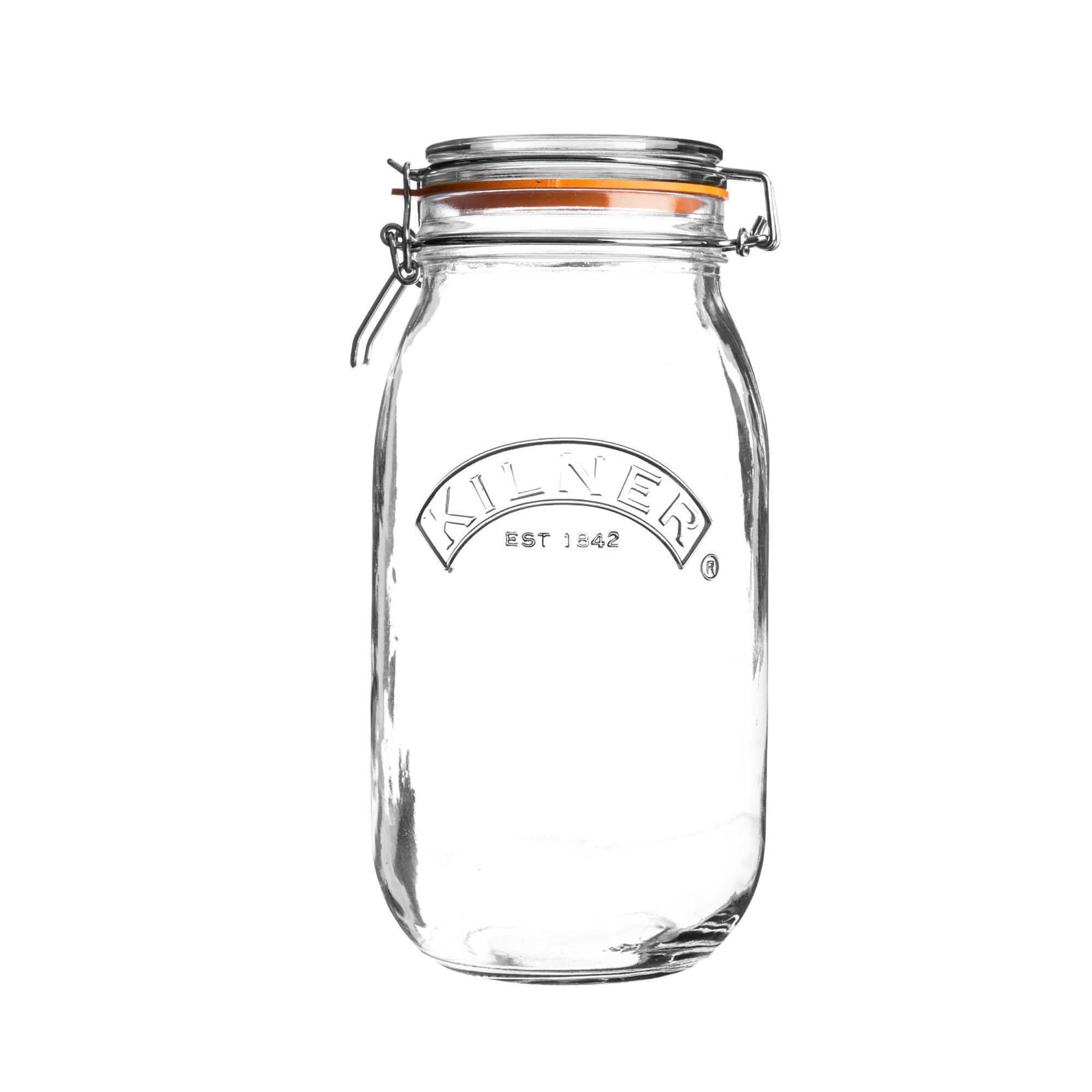 KILNER Bügelverschlussglas rund 1,5 Liter Vorratsglas Einmachglas