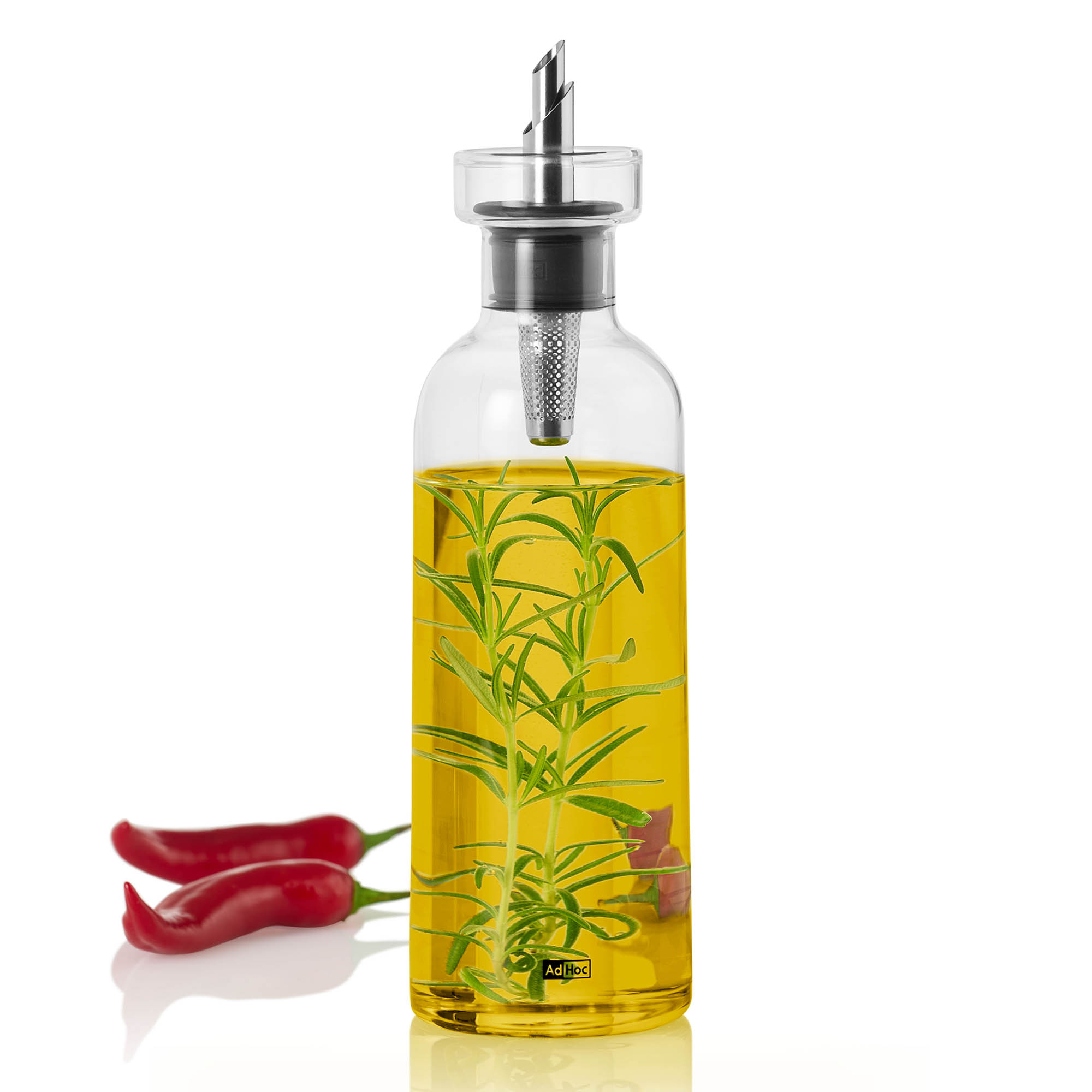 AdHoc Ölspender Essigspender AROMA POUR für tropffreies Ausgießen 500 ml