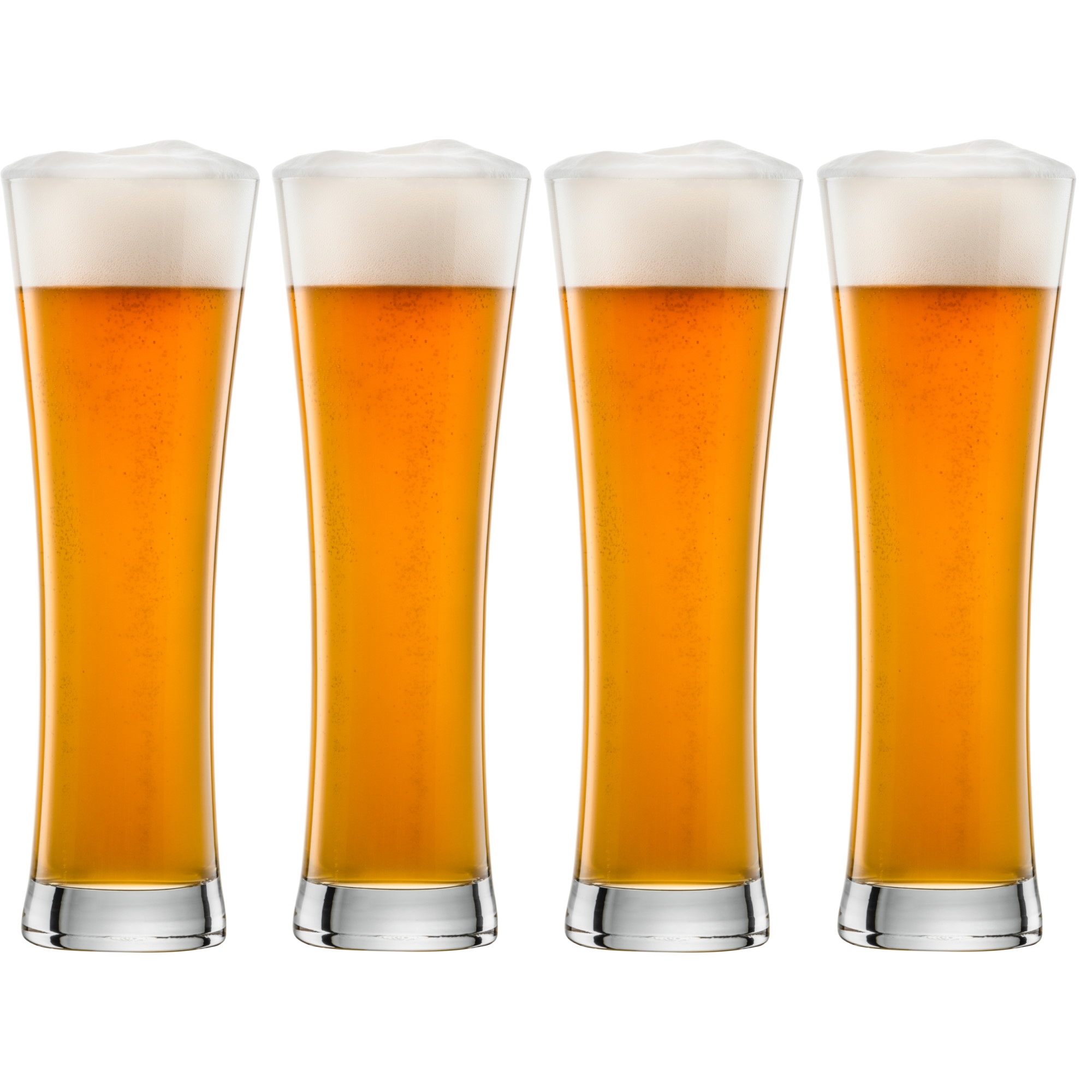 SCHOTT ZWIESEL Serie BEER BASIC Weizenbierglas Weißbierglas 4 Stück 0,5 Liter