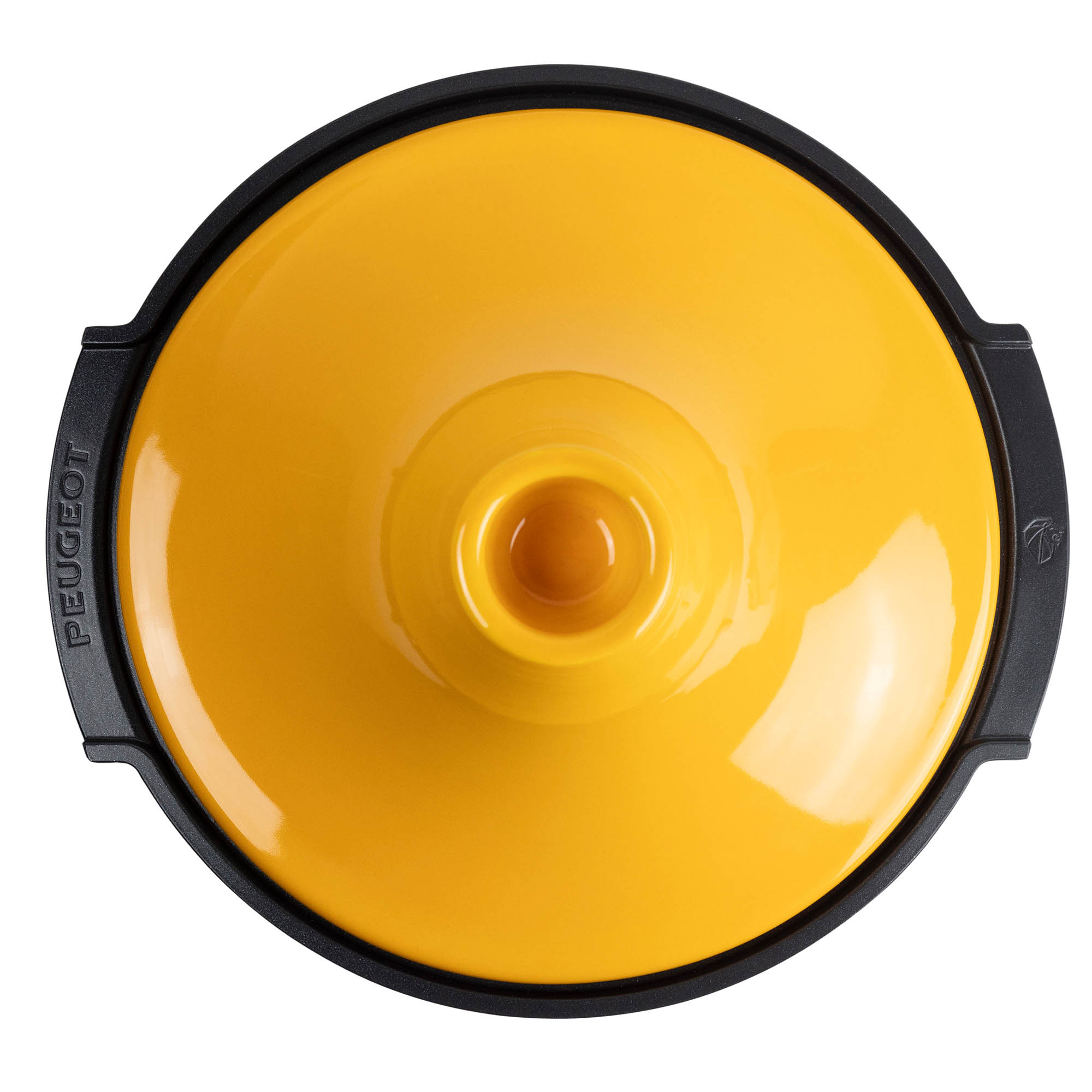 PEUGEOT Tagine ATLAS 30 cm Aluminium with Ceramic Lid, Saffron Yellow