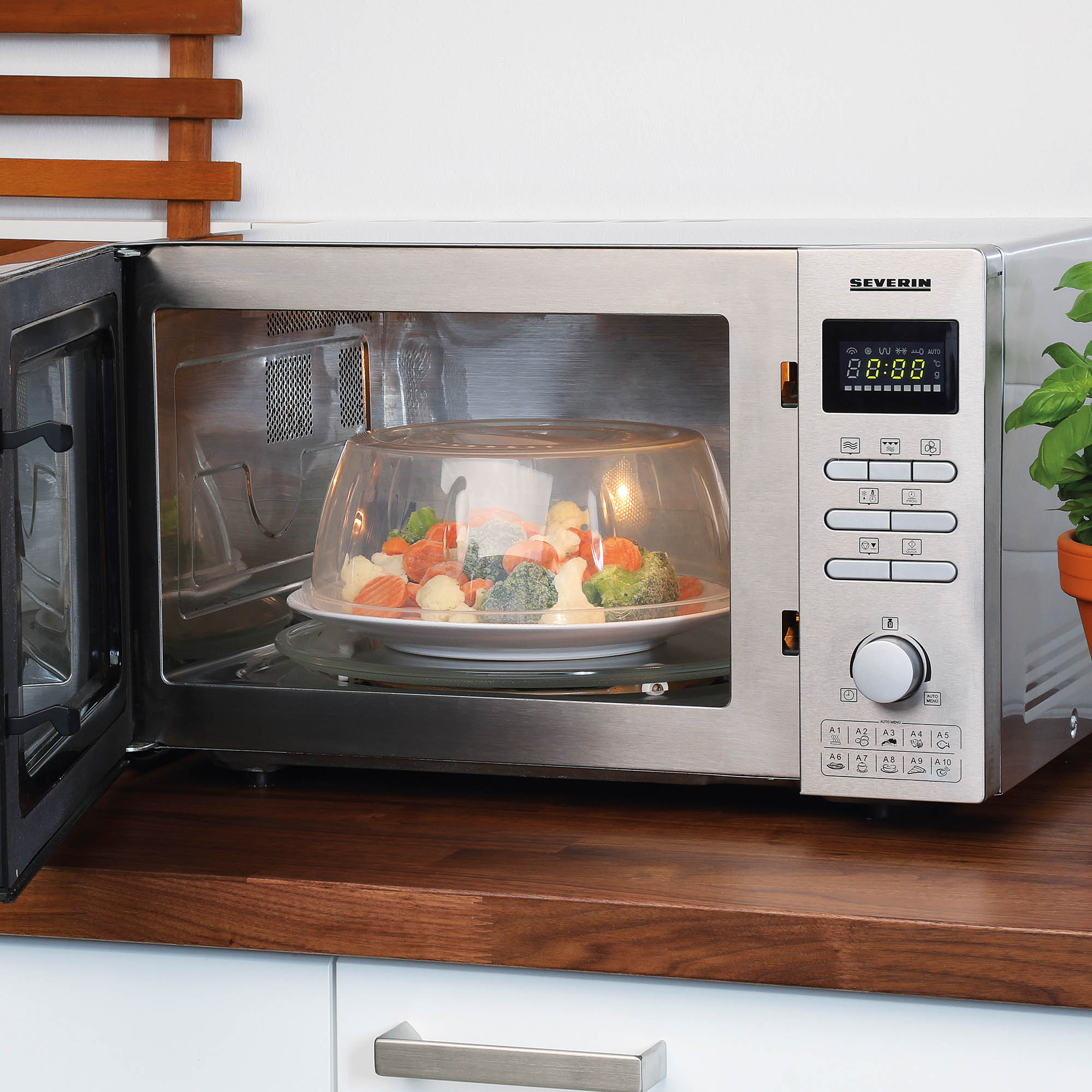 KÜCHENPROFI Microwave bonnet MAXI 9.5 cm high Microwave cover