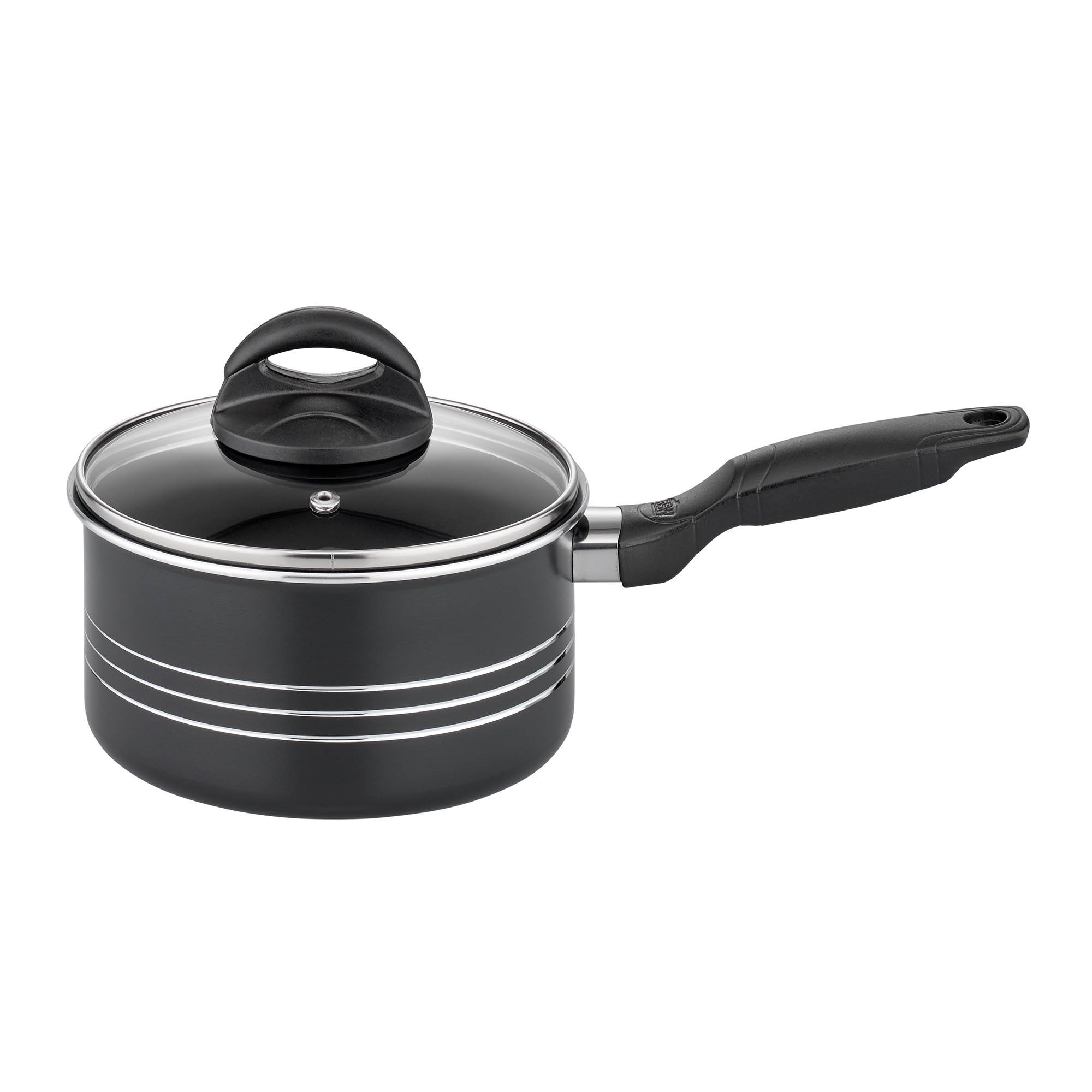 GSW MILANO NERO 6-piece cookware set (induction compatible) plus 5-piece kitchen utensil set