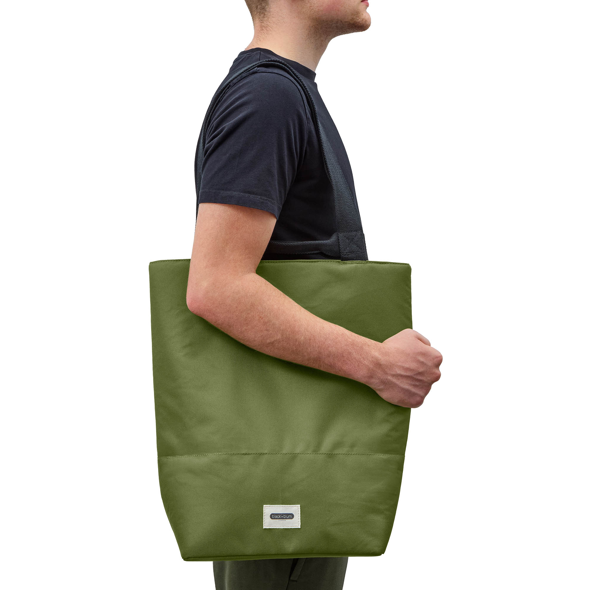 BLACK+BLUM Isolierte Tasche TOTE BAG 16 Liter moosgrün