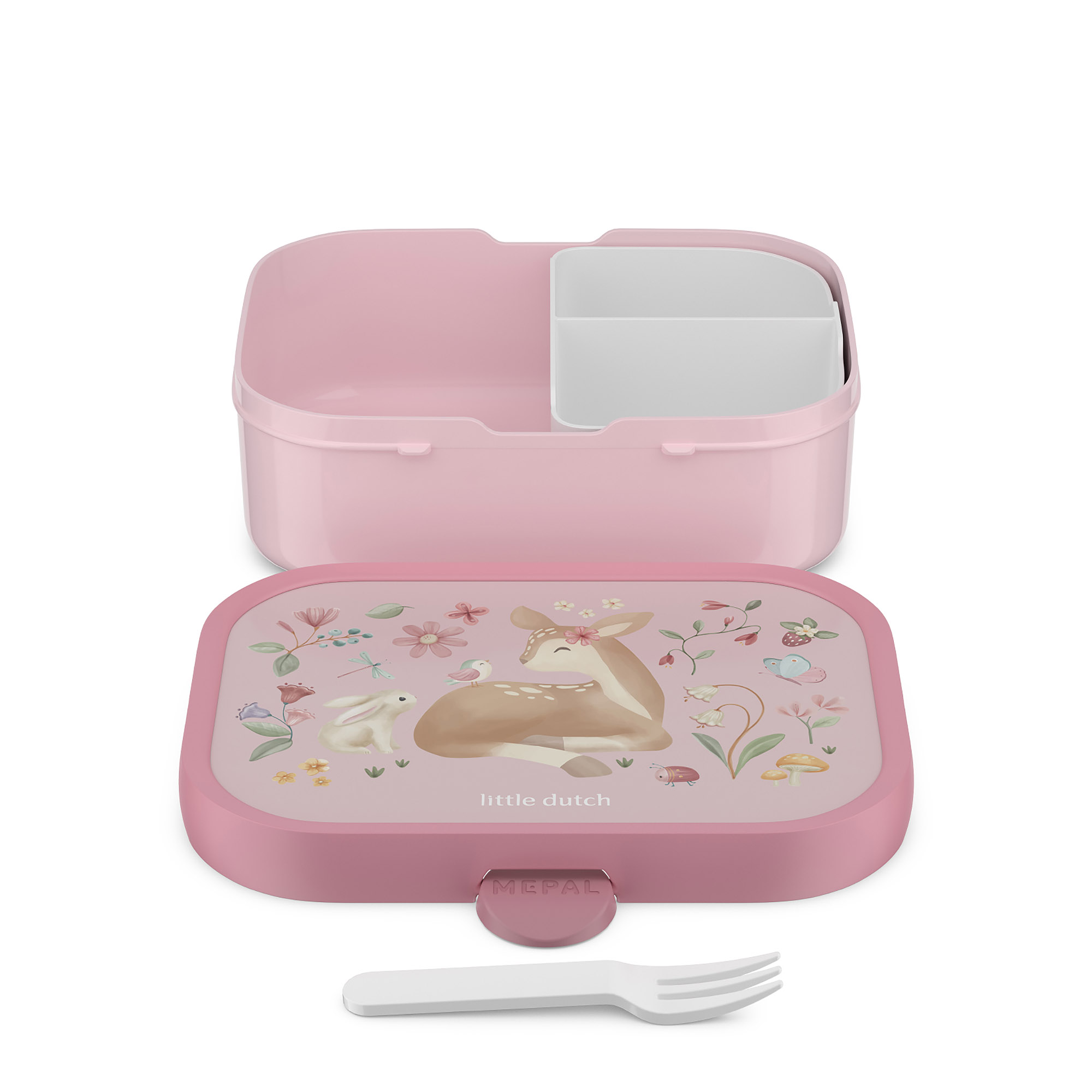 MEPAL Brotdose mit Bento-Einsatz CAMPUS 0,75 Liter LITTLE DUTCH Fairy Garden