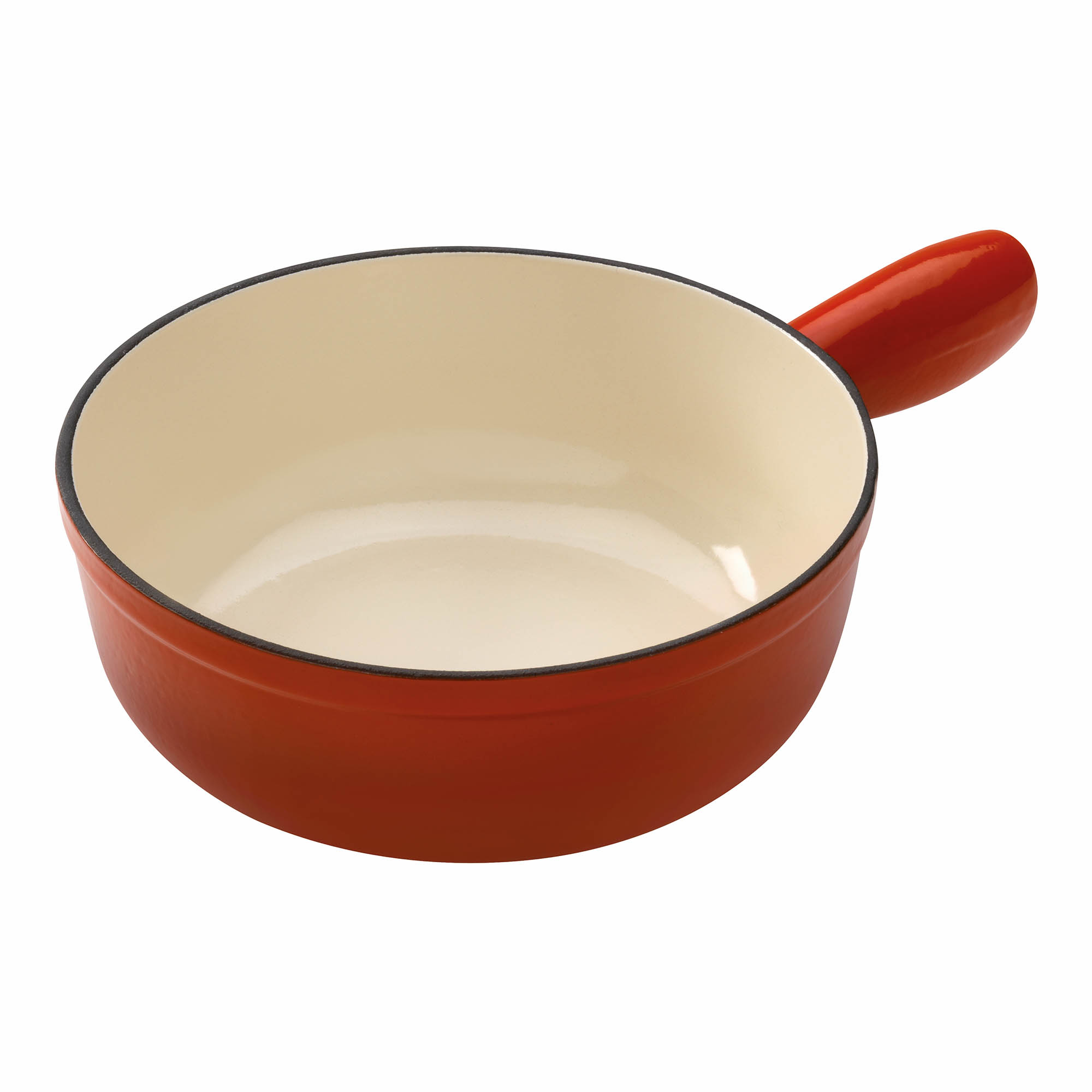 KUHN RIKON Käsefondue-Set Gusseisen 24 cm rot INDUKTION Fondue