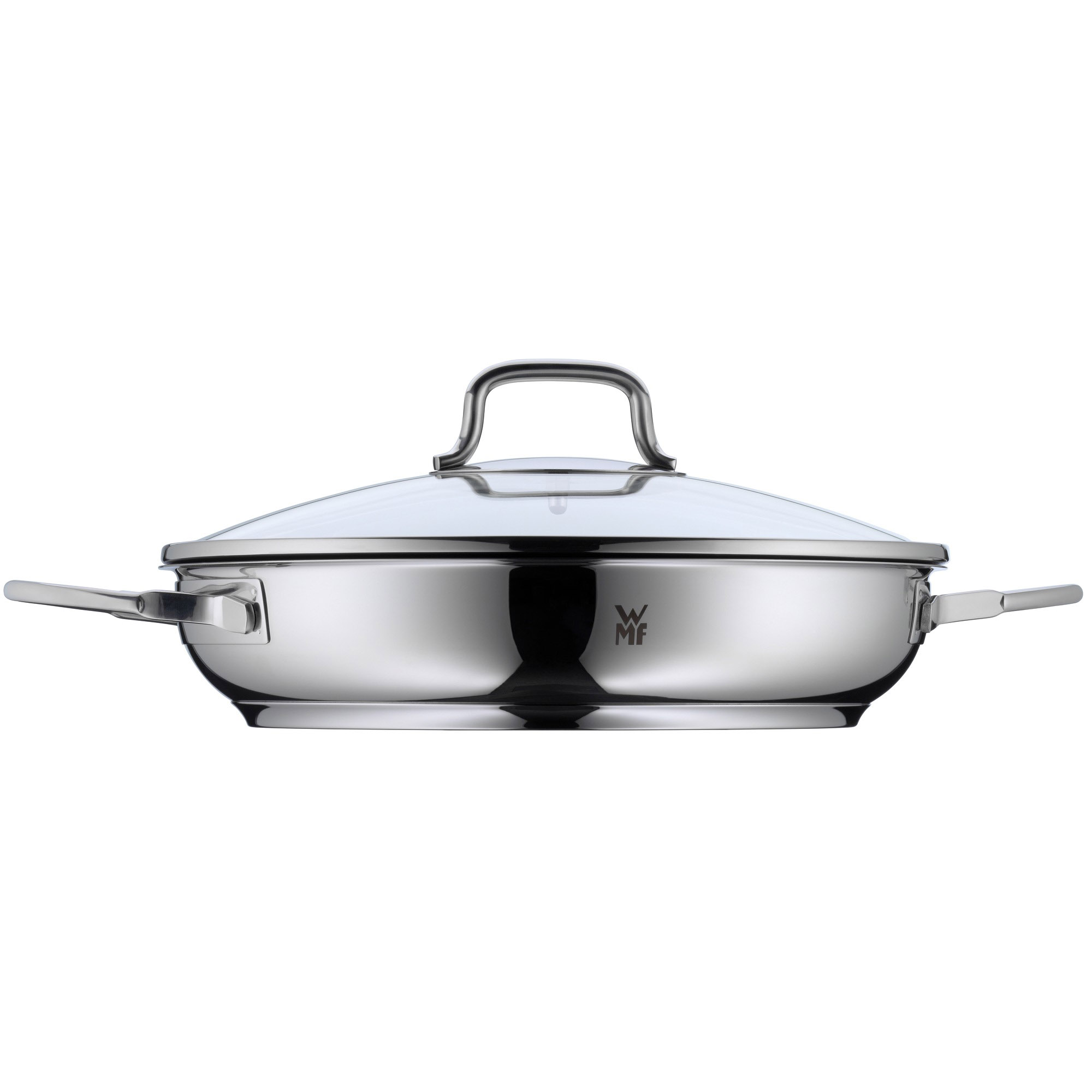 WMF Servierpfanne mit Antihaftbeschichtung und Glasdeckel 26 cm INDUKTION
