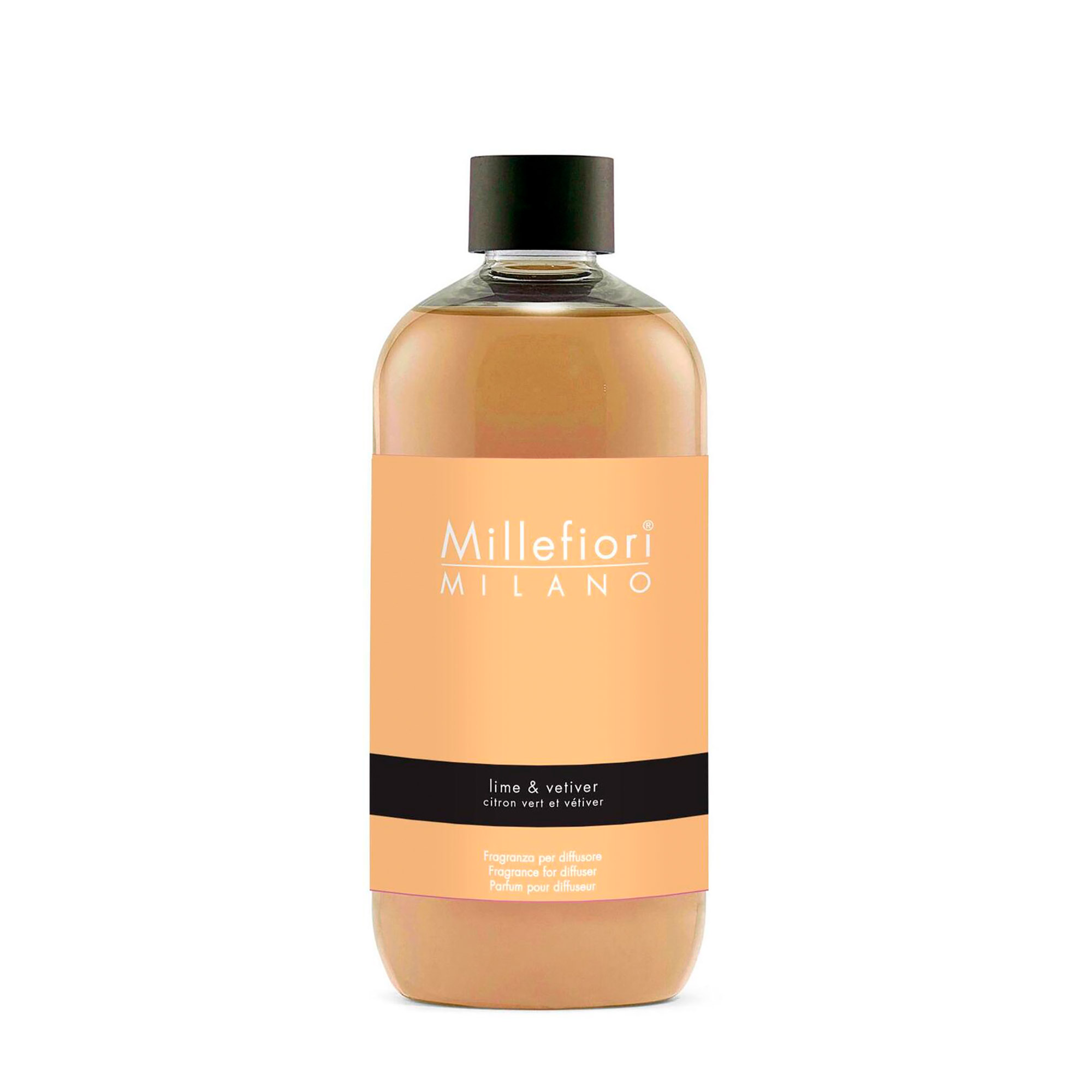 MILLEFIORI MILANO Raumduft Diffuser Nachfüllflasche 500 ml LIME & VETIVER