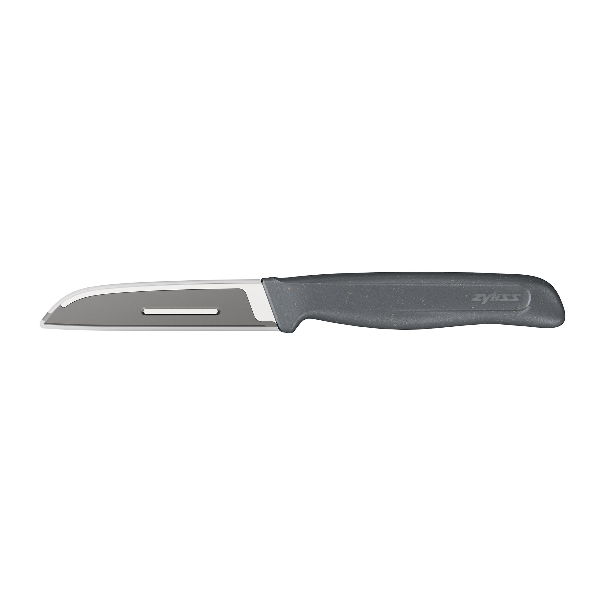 ZYLISS Gemüsemesser 9 cm Klingenlänge, Griff aus Weizenstroh-Kunststoff