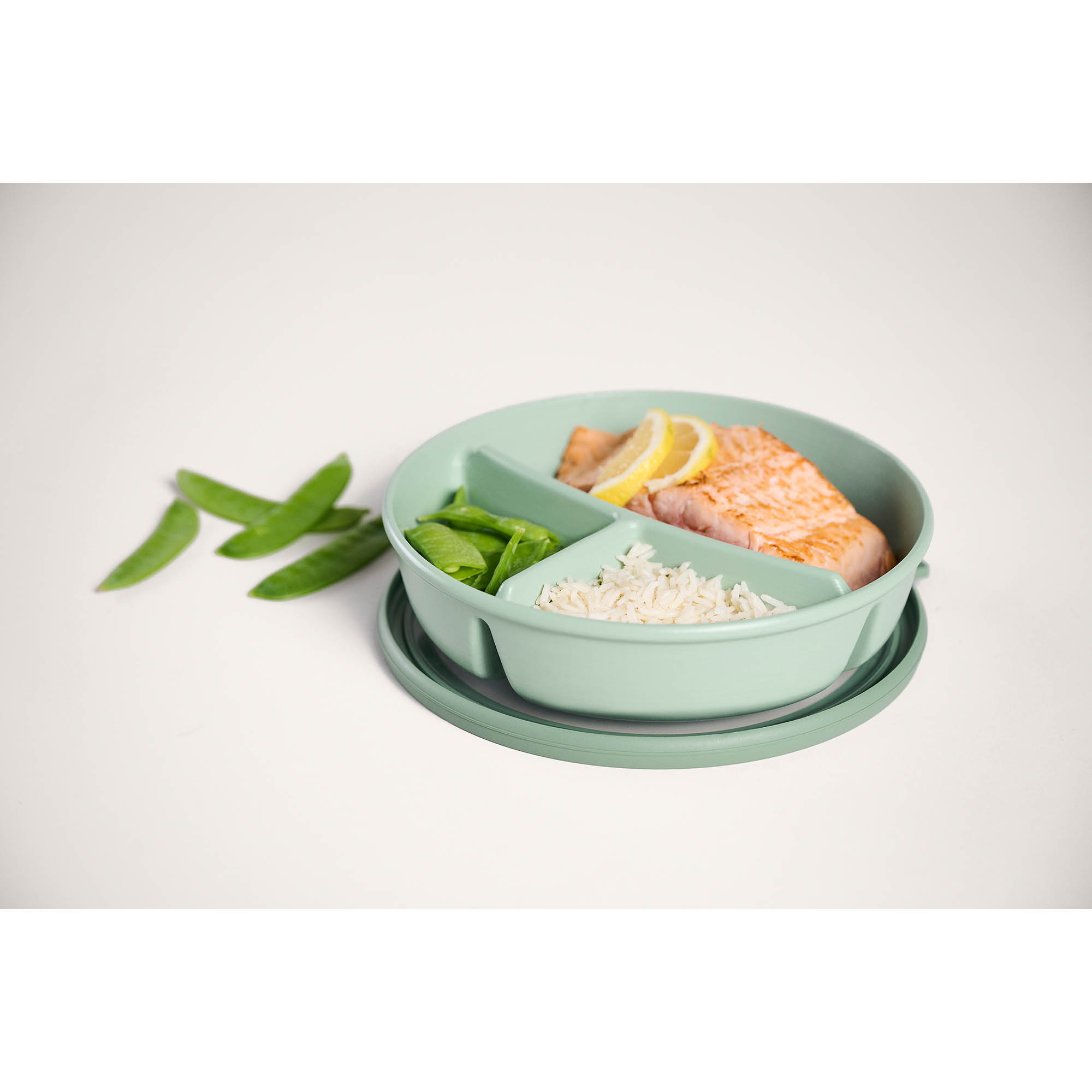 MEPAL Bento-Bowl CIRQULA 1,0 Liter dreigeteilt nordic black