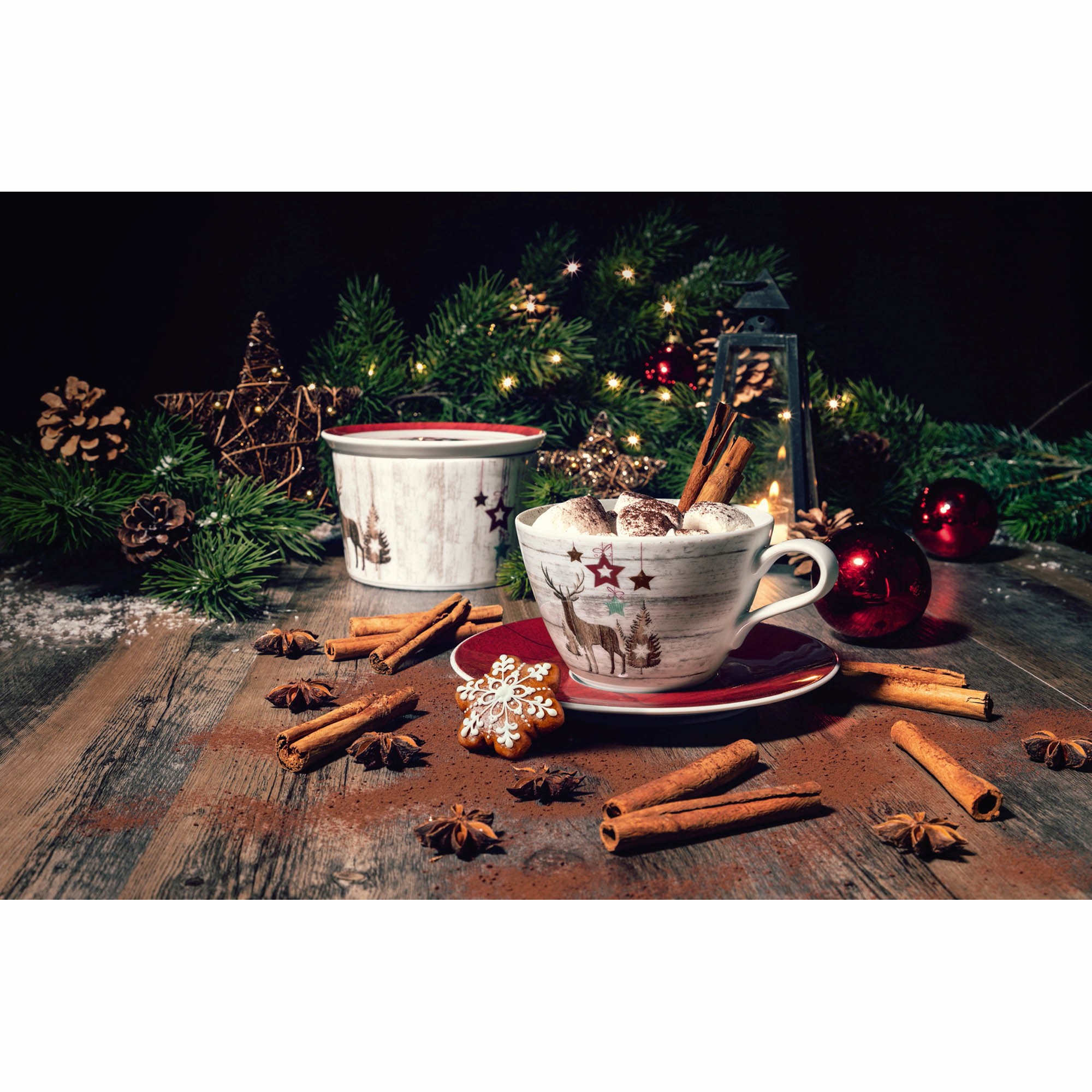 Seltmann Weiden LIFE CHRISTMAS 25912 Milk coffee cup 0.37 litre 6 pieces