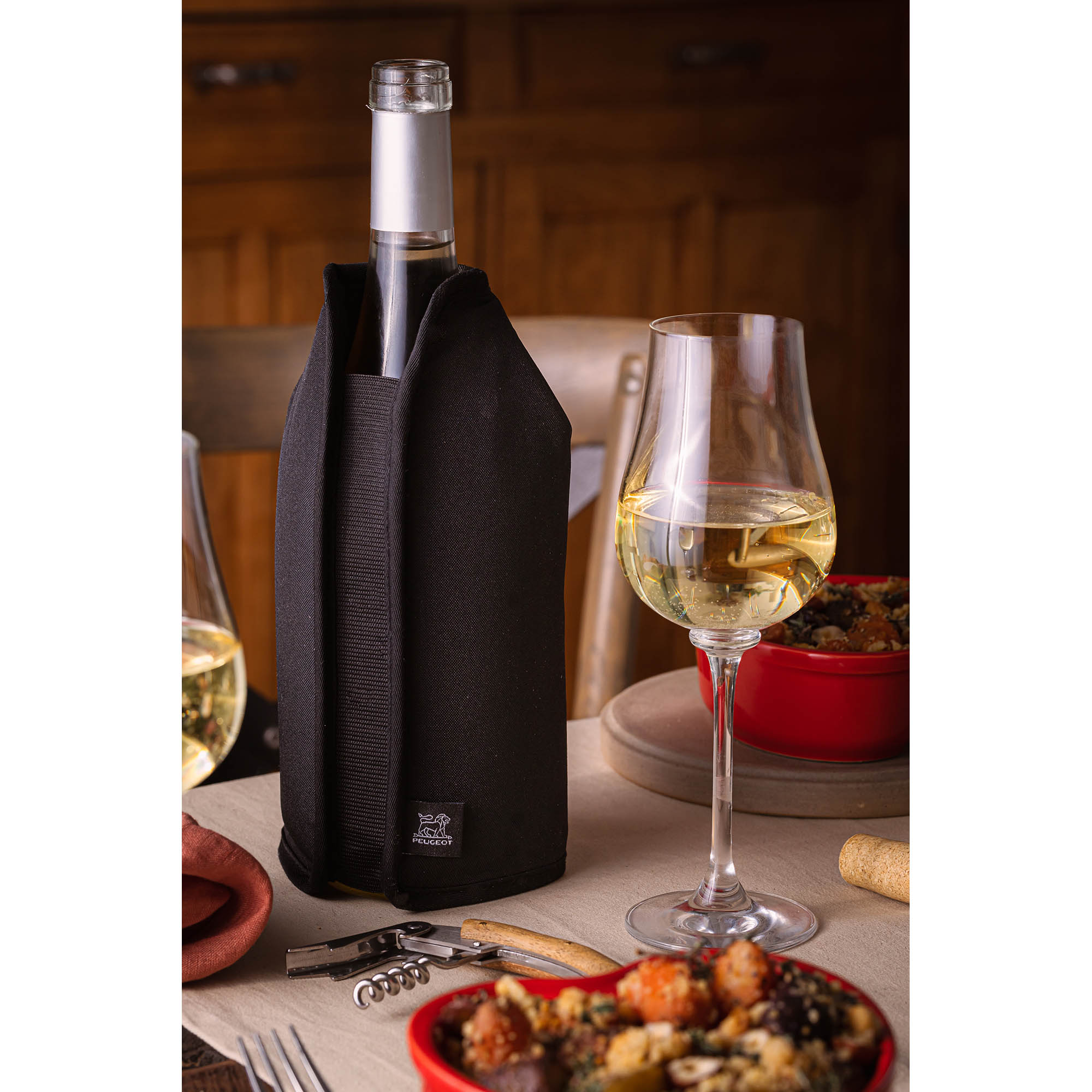PEUGEOT FRESH 'N PRESERVE gift set with duo vacuum pump and cooling sleeve