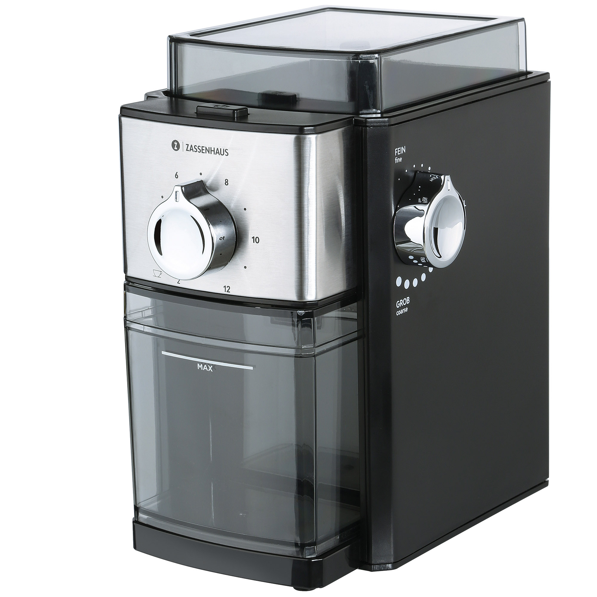 ZASSENHAUS Kaffeemühle KINGSTON STEEL elektrisch