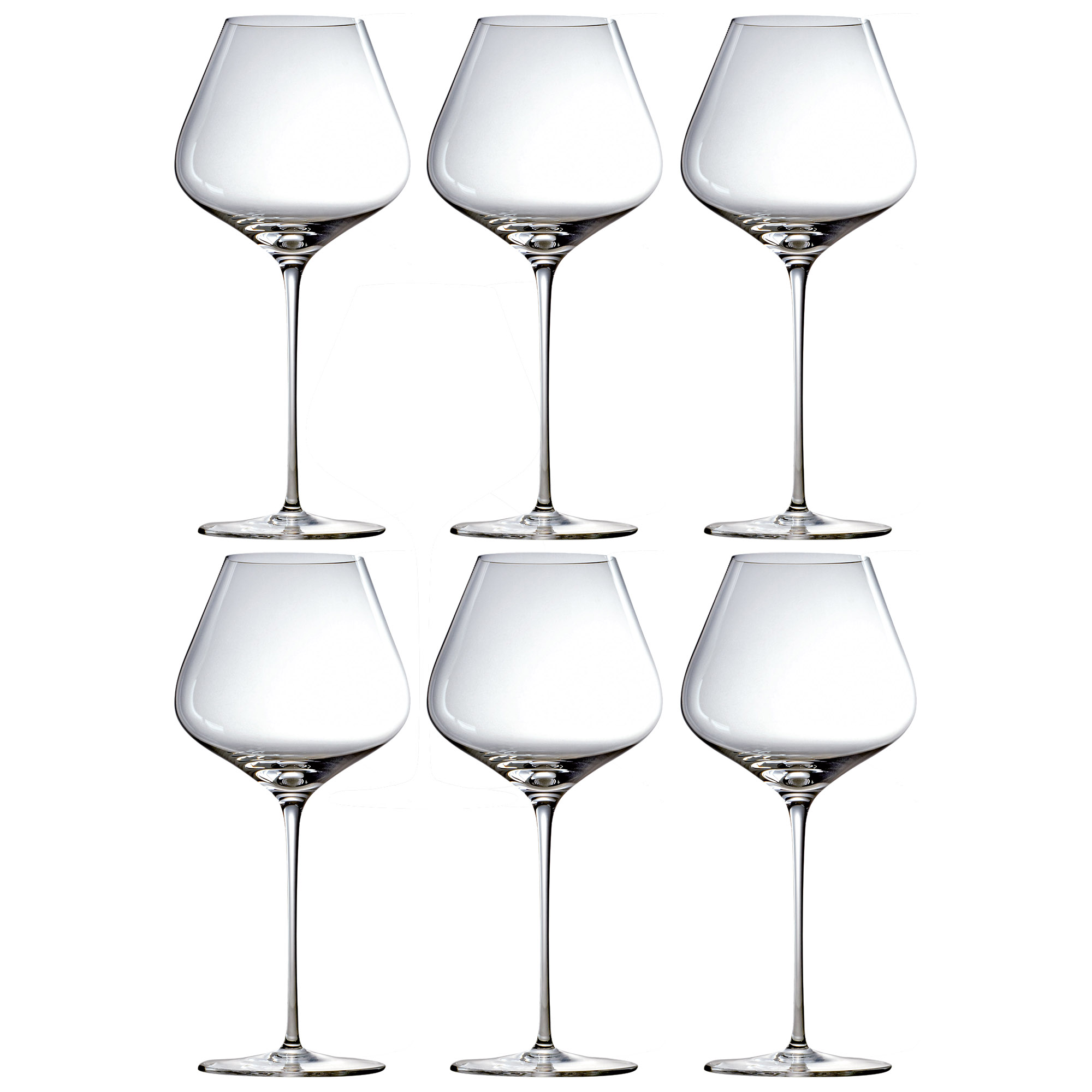 STÖLZLE LAUSITZ Serie Q1 Burgunderkelch Grand Cru mundgeblasen 6 Stück 870 ml