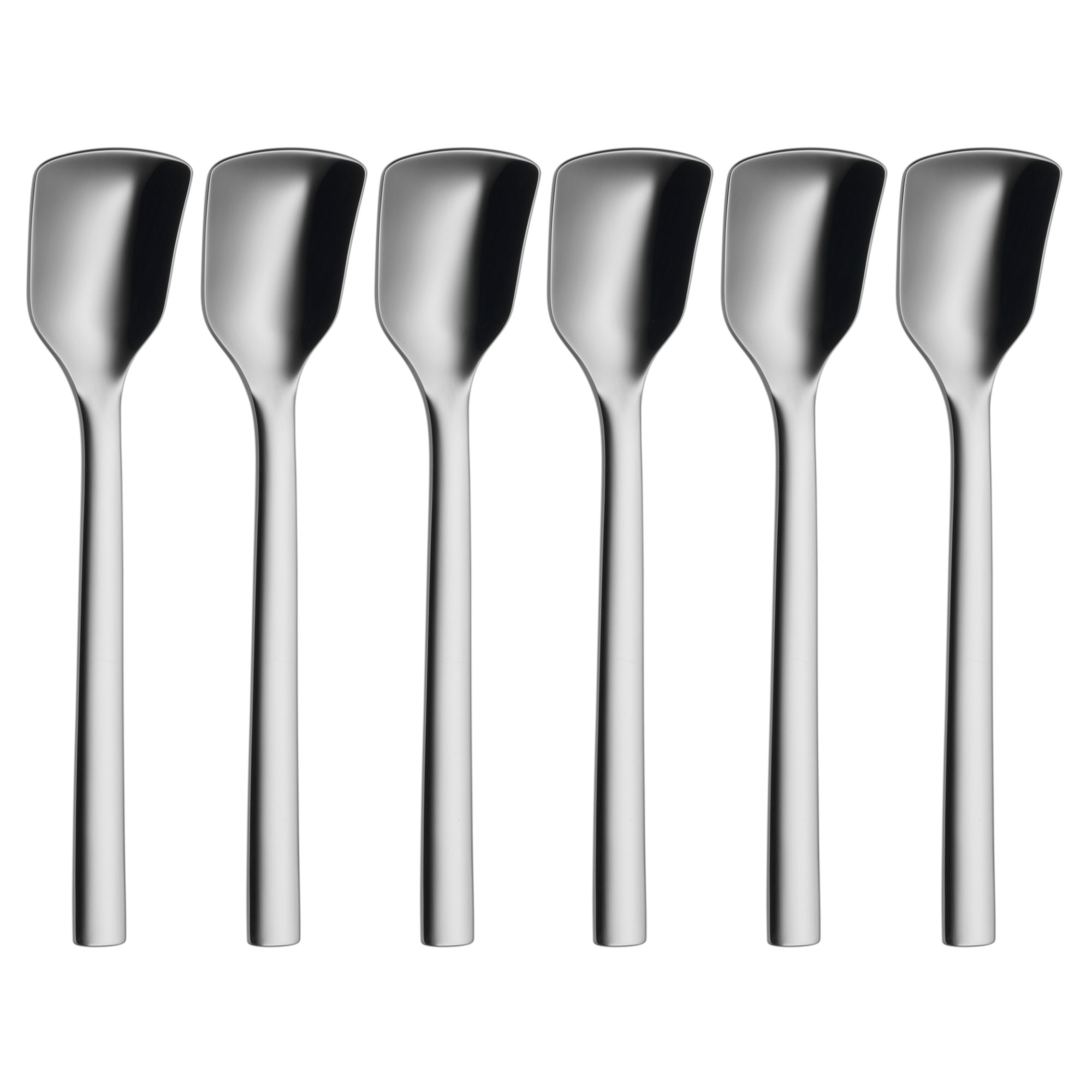 WMF Serie NUOVA Eislöffel Set 6 Stück Eisschaufel