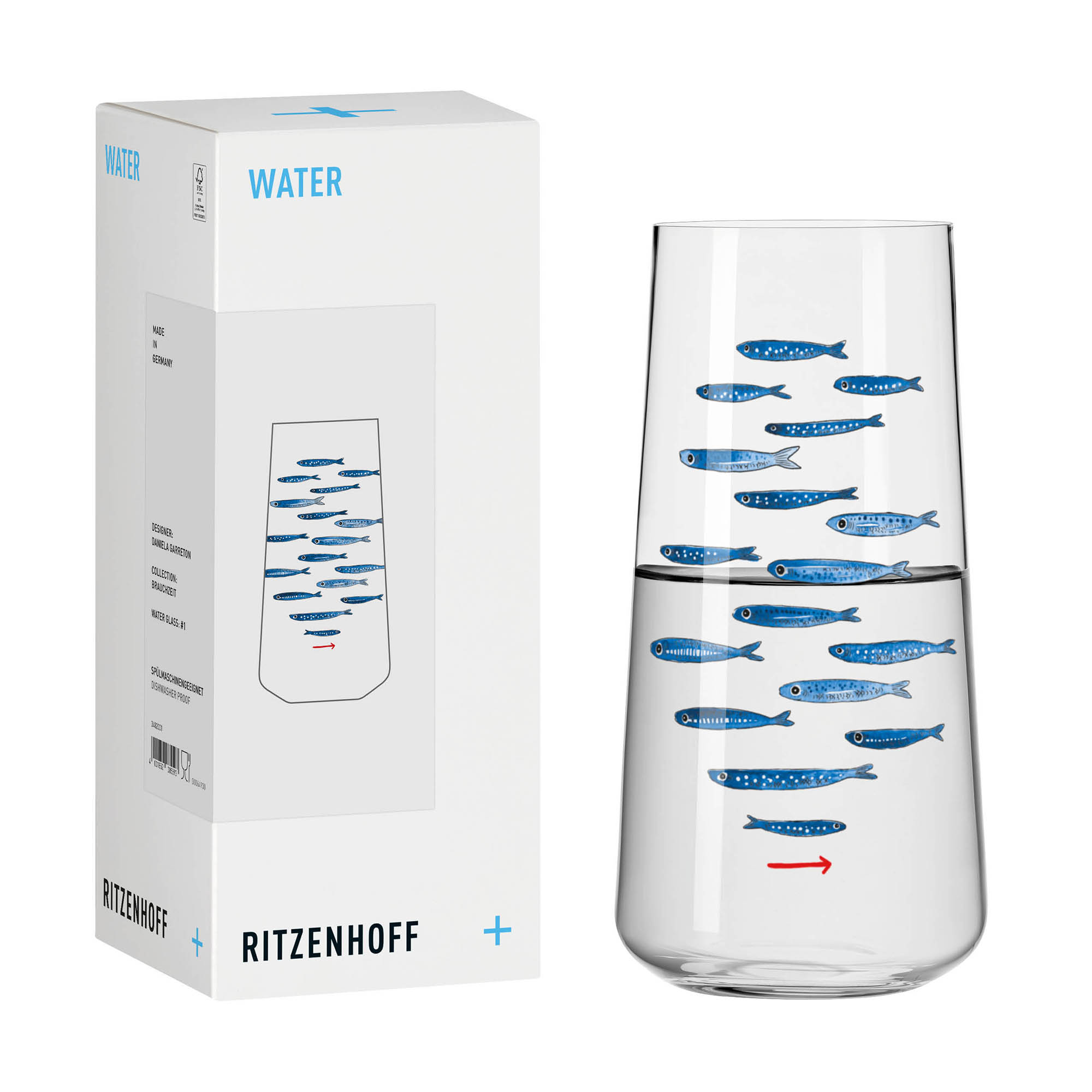 RITZENHOFF Universalglas Wasserglas BRAUCHZEIT #3 Inhalt 614 ml