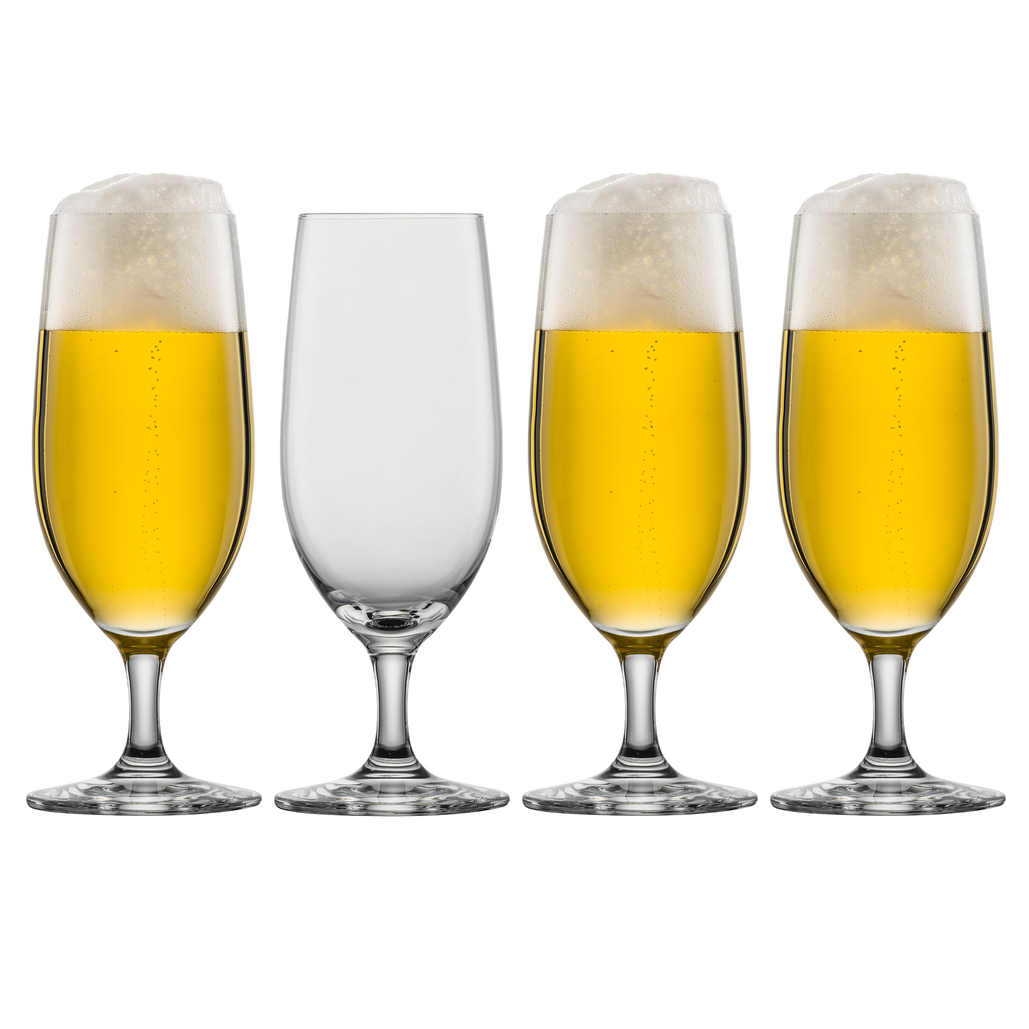 SCHOTT ZWIESEL Serie BEER BASIC Biertulpe 4 Stück 360 ml Bierglas Pilsglas