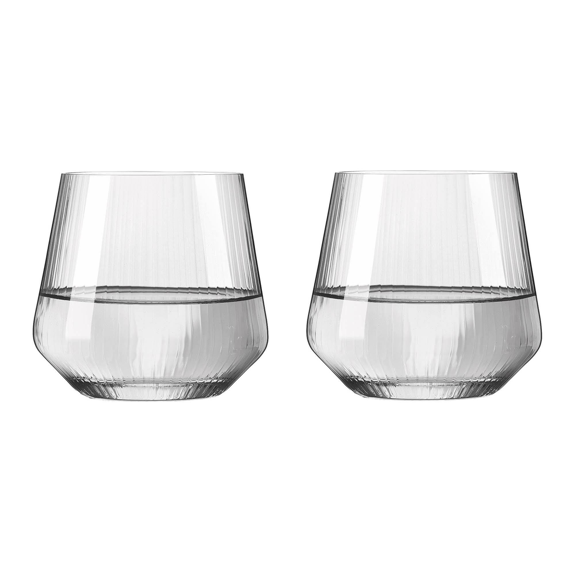 RITZENHOFF 2er-Set Allroundglas Wasserglas SONNENSCHLIFF 410 ml