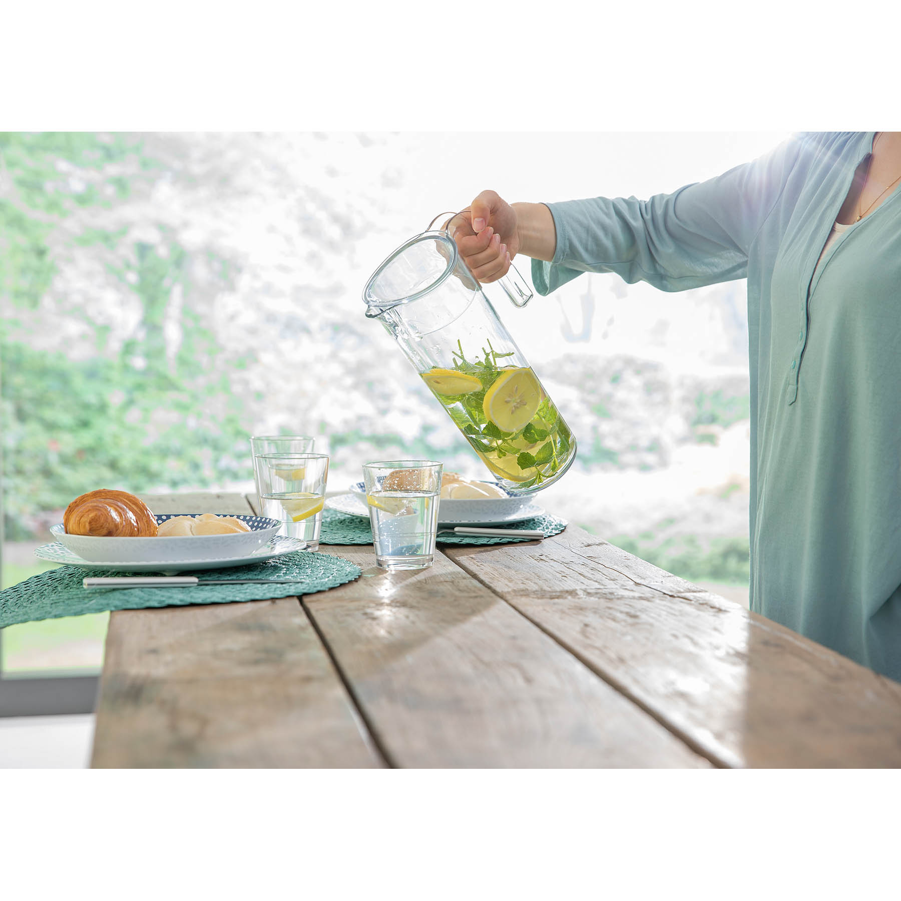 MEPAL Set of 2 FLOW Water Glasses, 0.2 litres, made from SAN plastic – water glass, juice glass