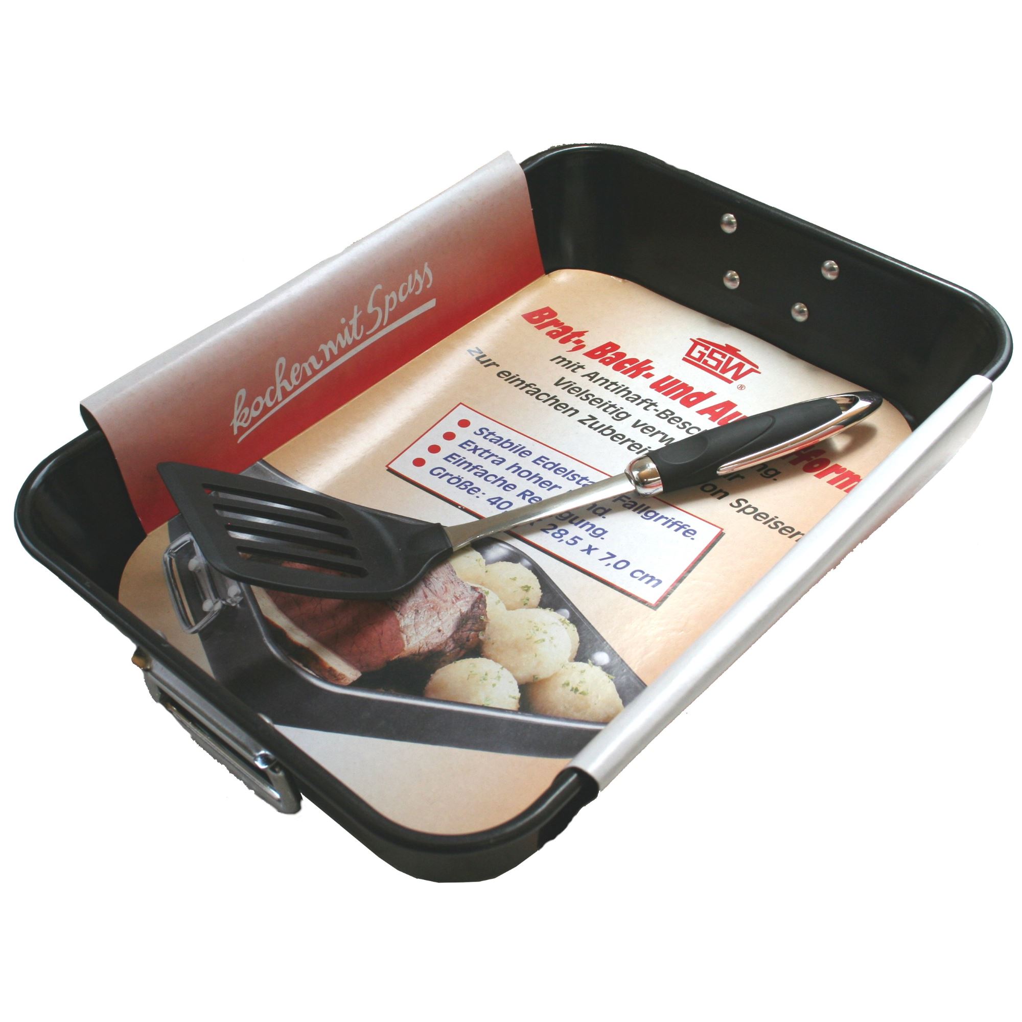 GSW Bratreine / Auflaufform 40 x 28,5 x 7 cm