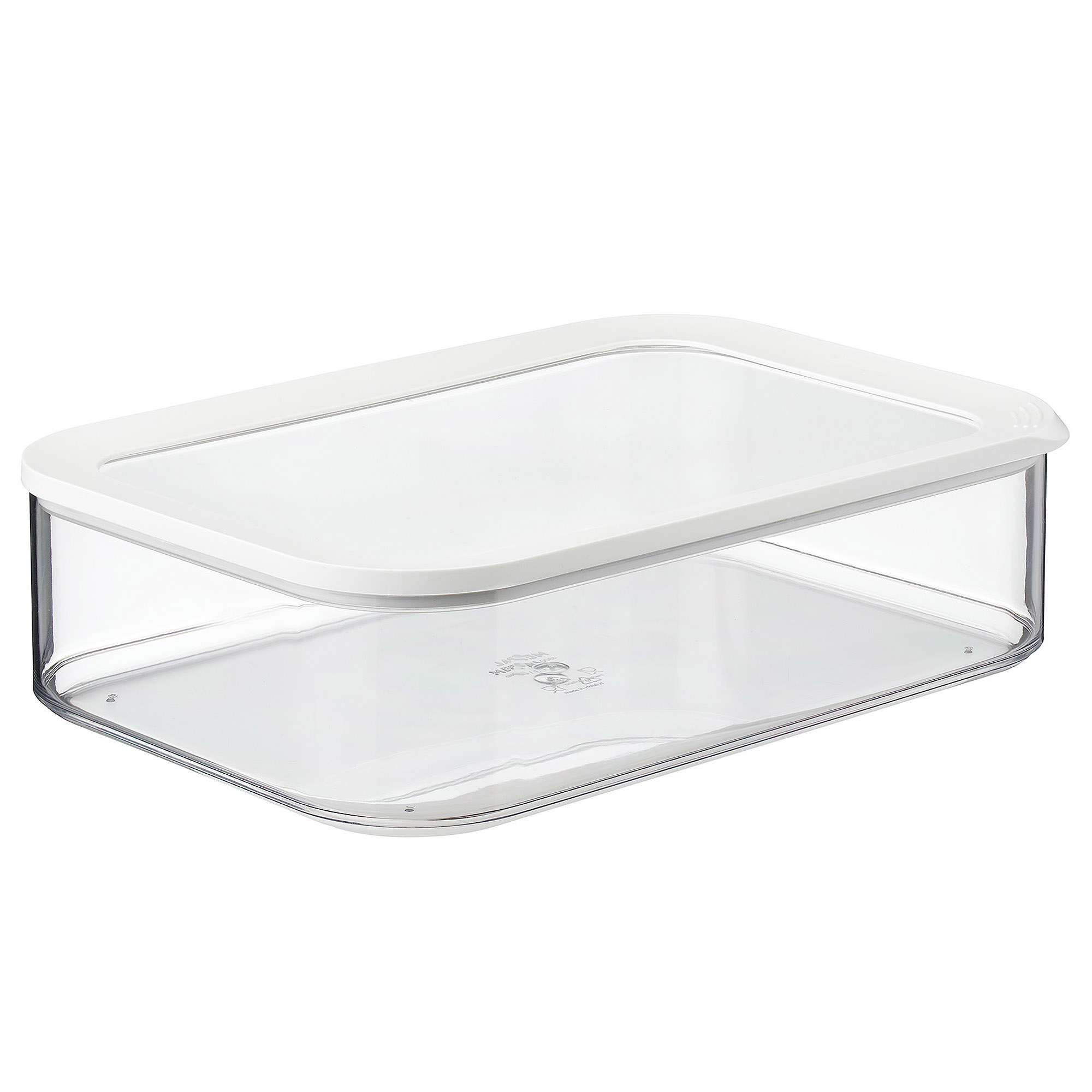 MEPAL Vorratsdose MODULA Frühstücksdose XXL 4,8 Liter transparent weiß