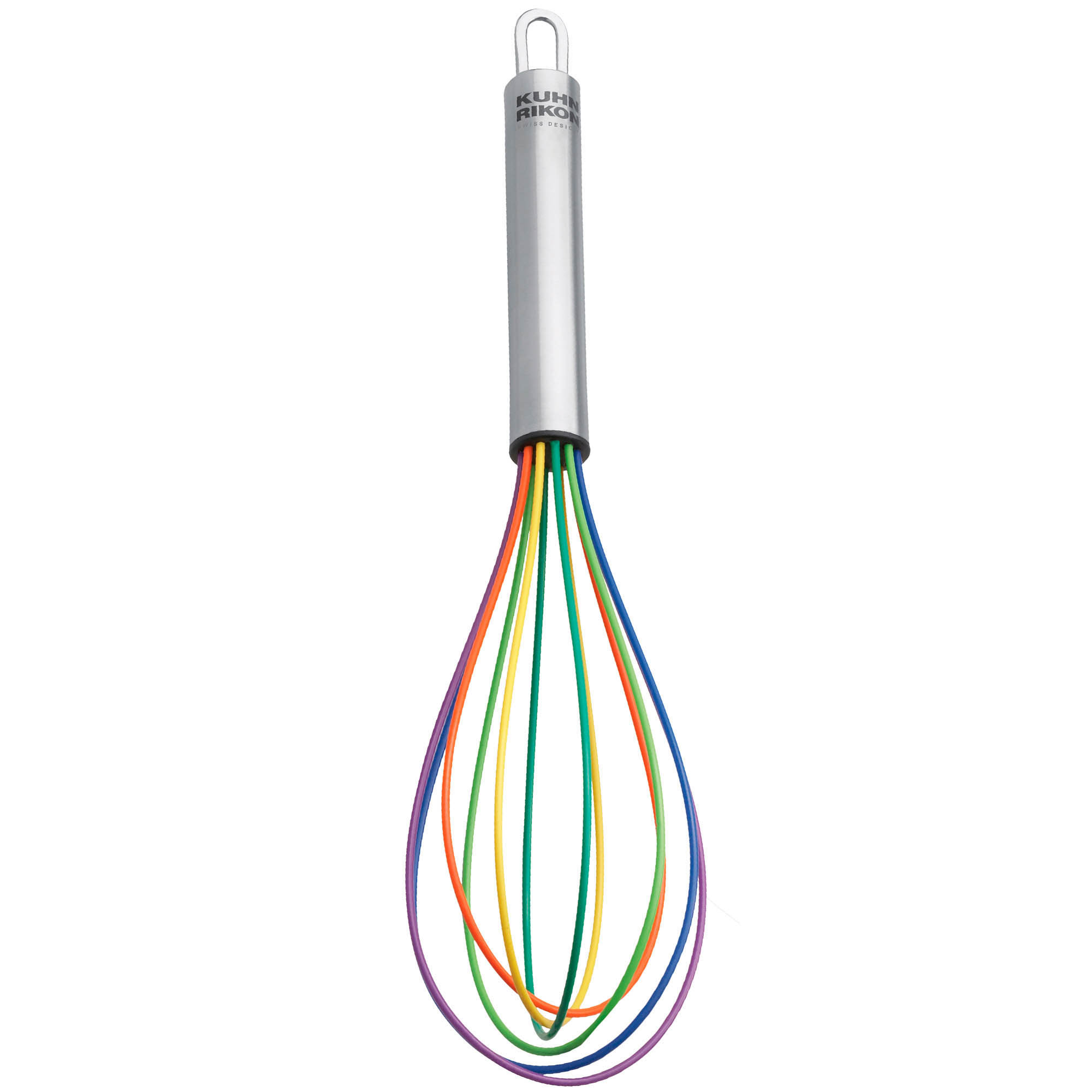 KUHN RIKON Silikonschwingbesen Schneebesen COLORI in Regenbogenfarben groß