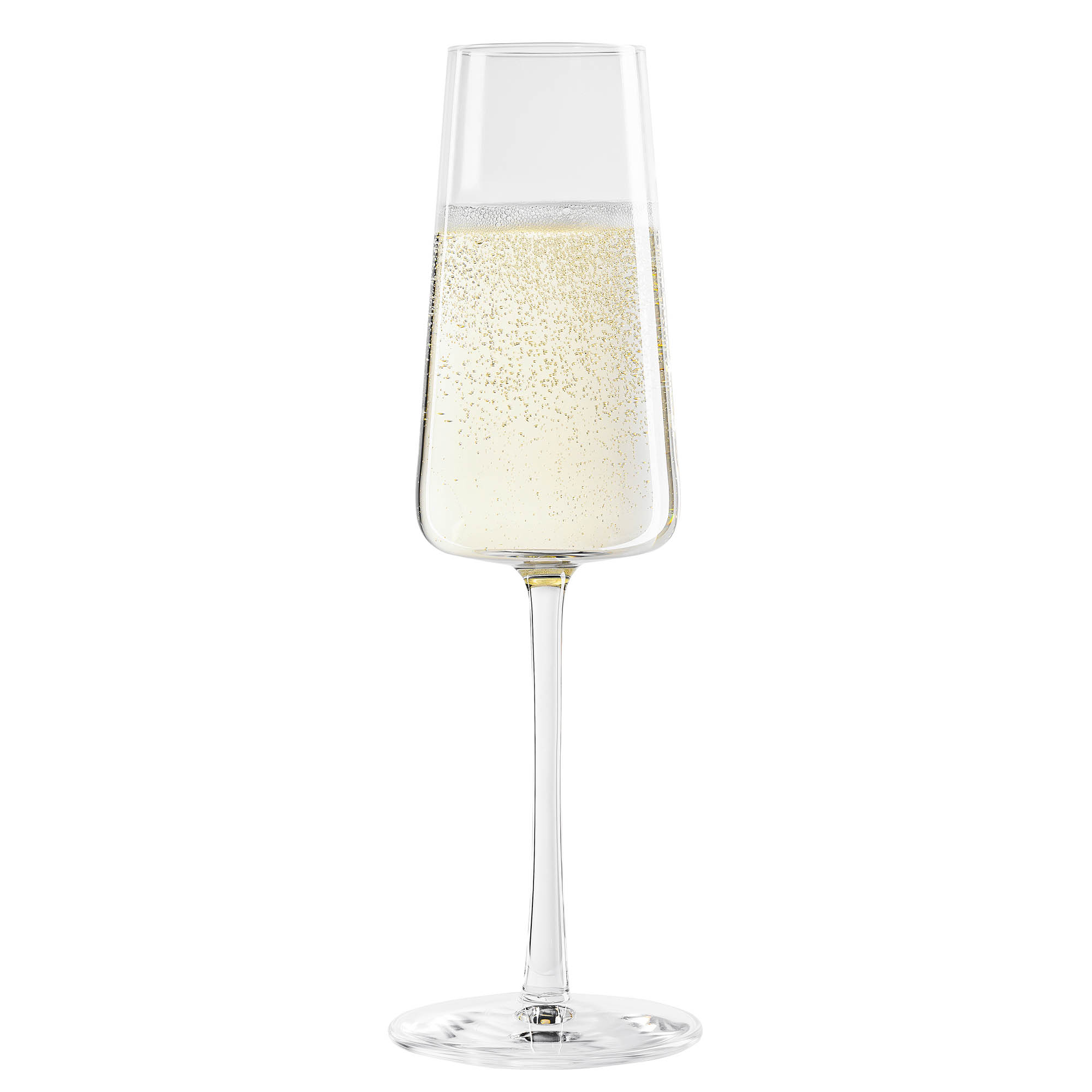 STÖLZLE LAUSITZ POWER series Champagne glass 6 pieces calibrated 0.1 l fill line