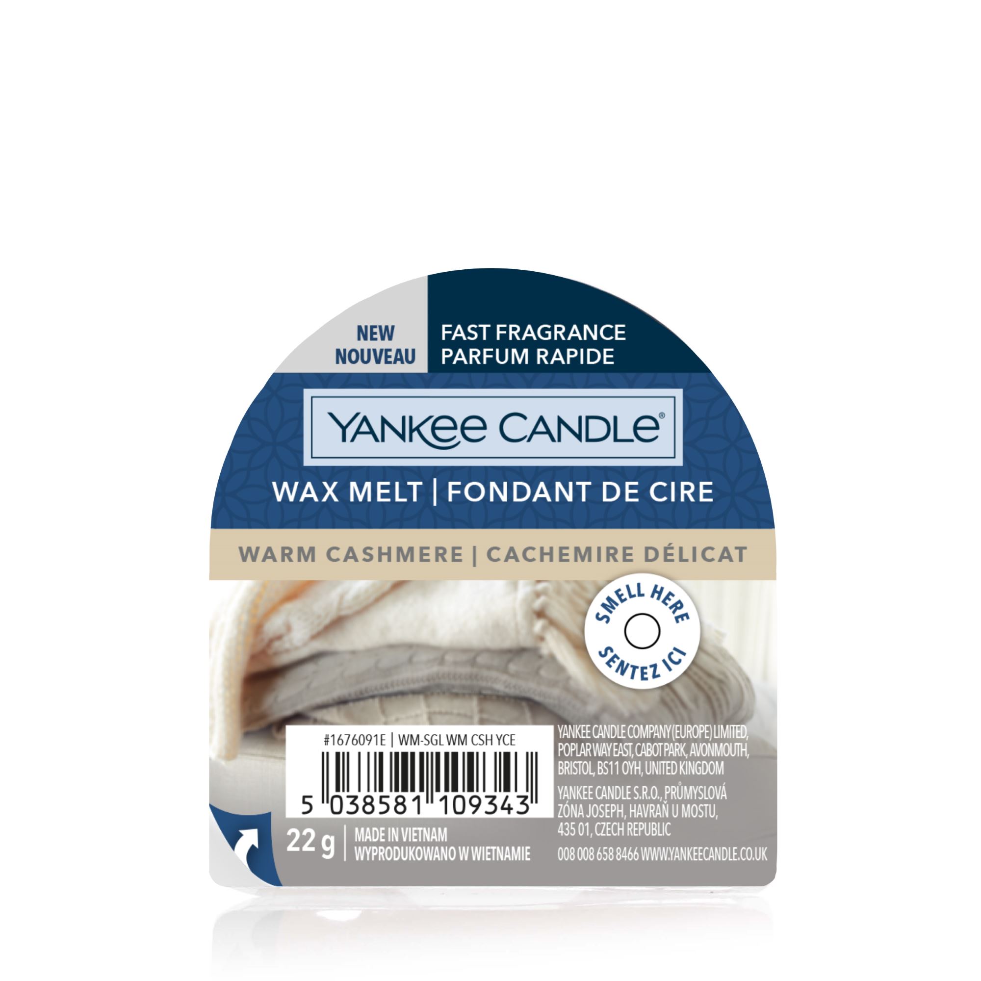 YANKEE CANDLE Wax Melt WARM CASHMERE 22 g Duftwachs