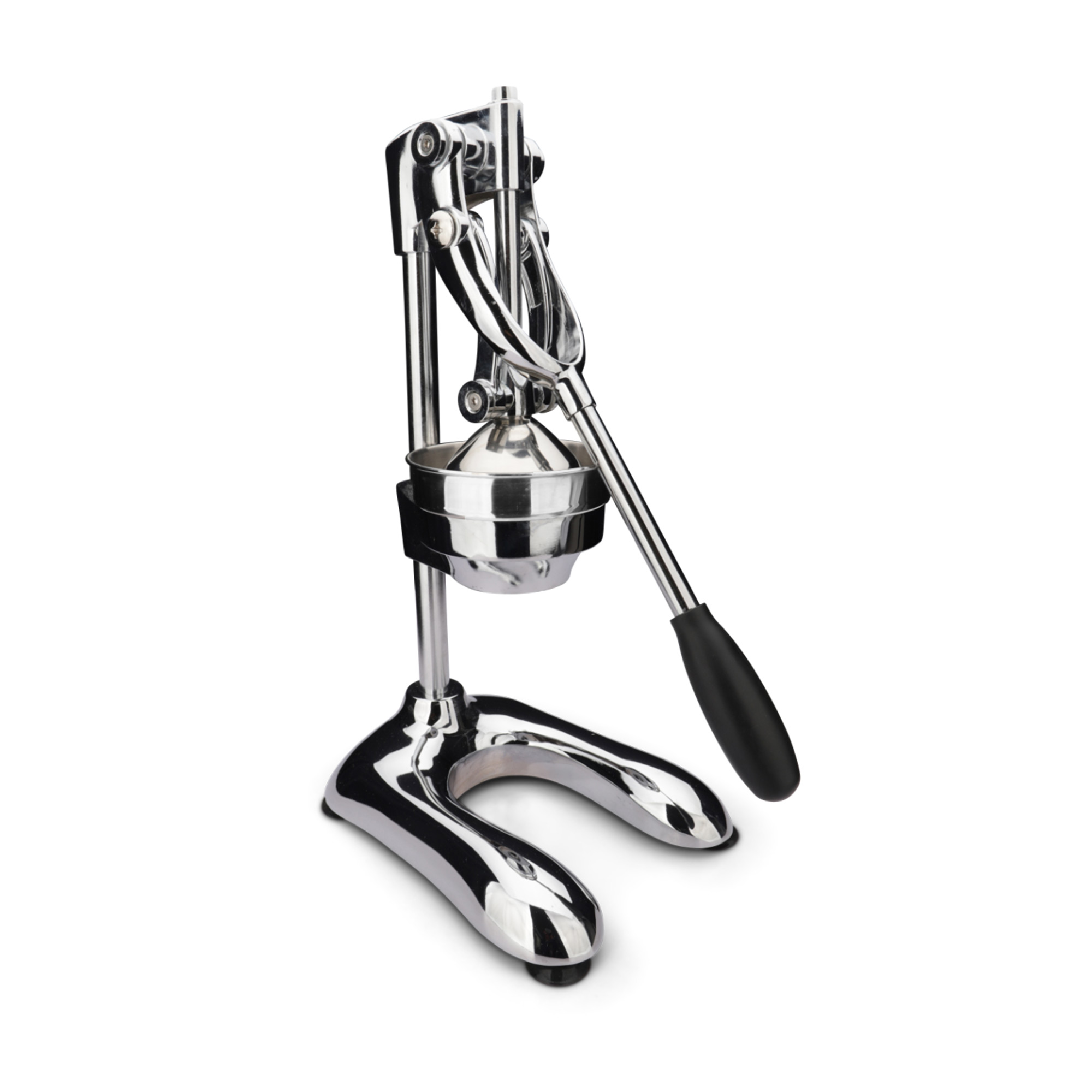 WEIS Zitruspresse Saftpresse Orangenpresse mit Hebel verchromt