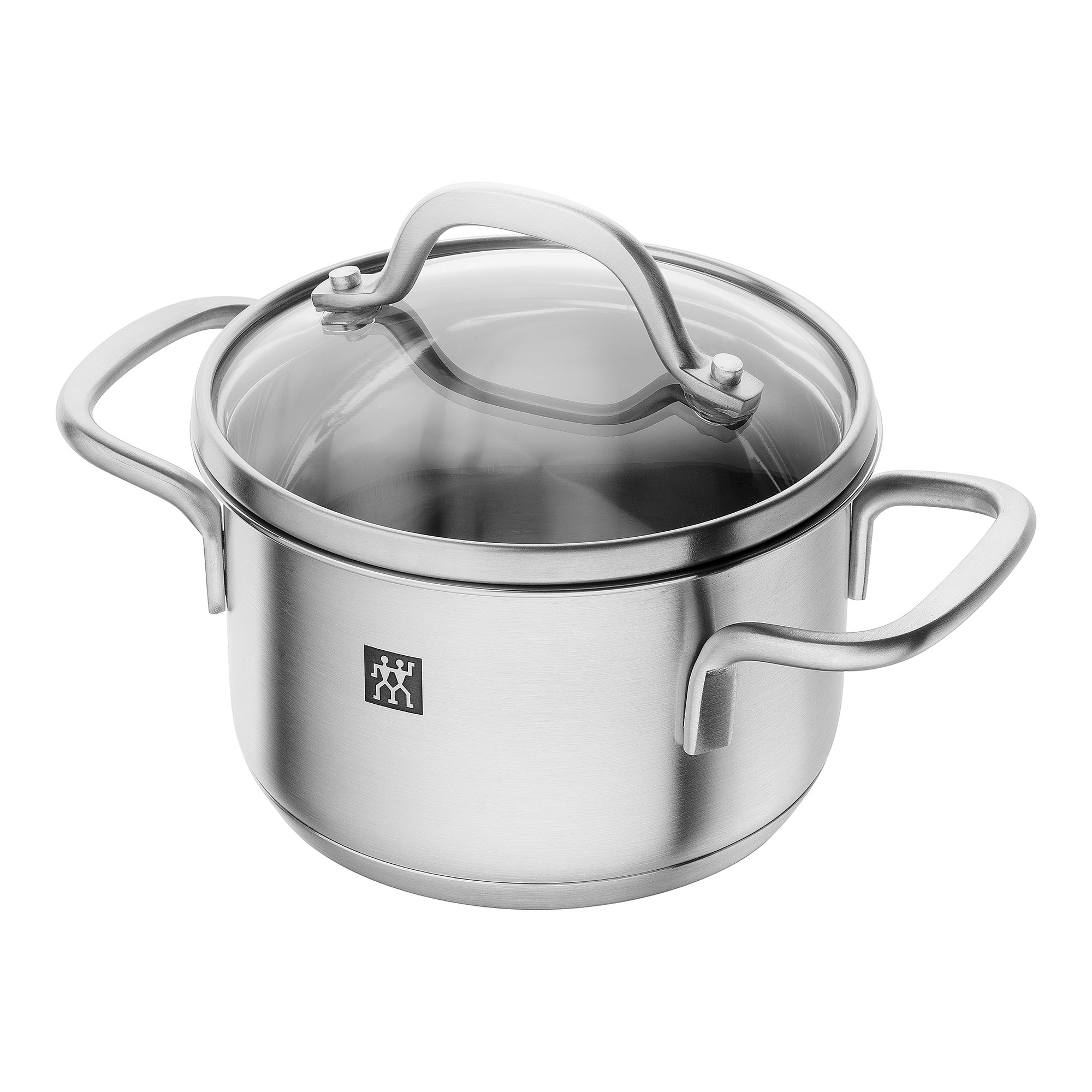 ZWILLING Serie PICO Mini-Kochtopf 12 cm 0,8 Liter Glasdeckel INDUKTION