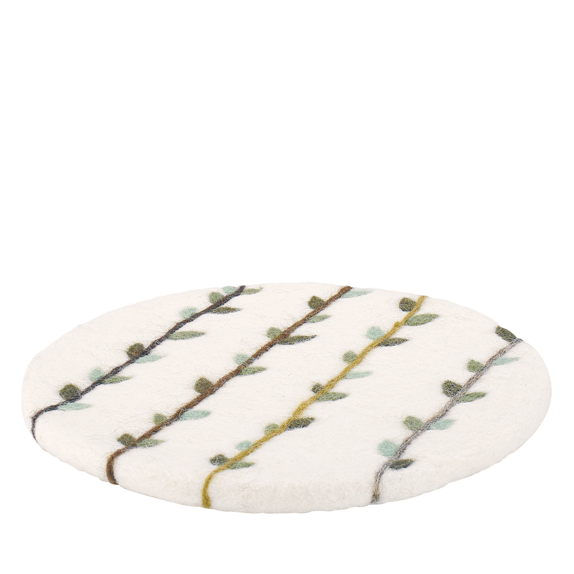 CILIO coaster made of 100% sheep's wool LANA EDERA round 21 cm