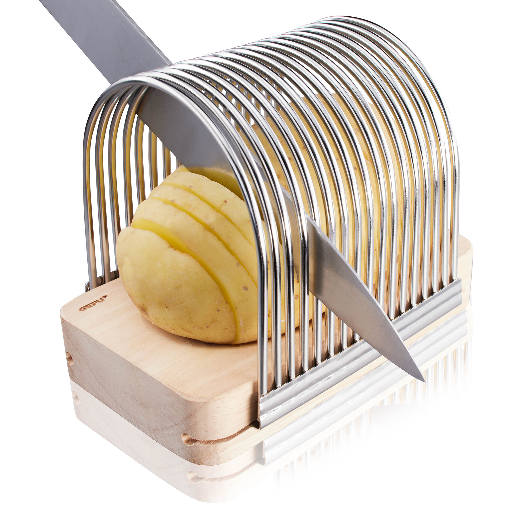 GEFU fan potato cutter HASSEL Cutting aid for fan potatoes