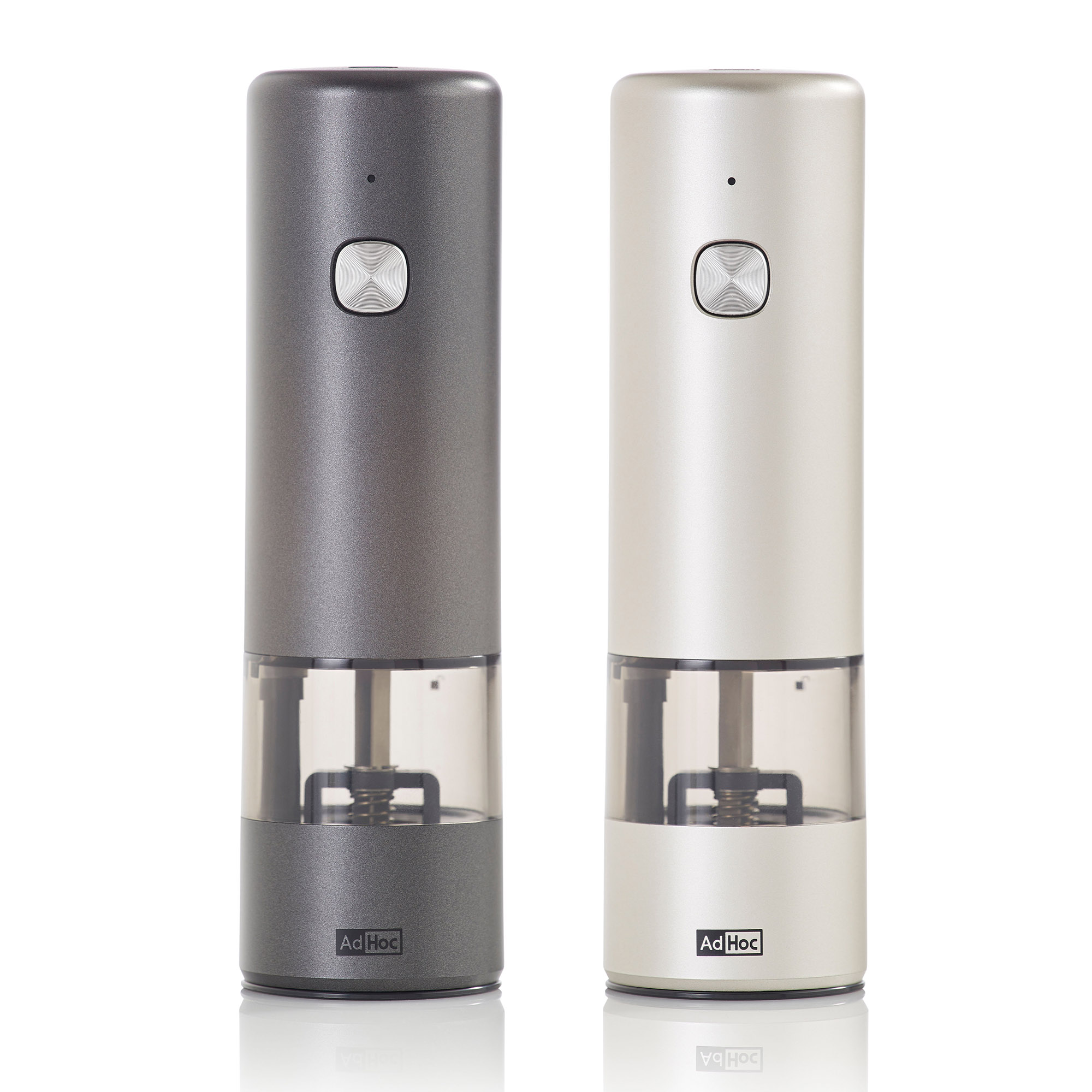 AdHoc Elektrische Pfeffermühle und Salzmühle i.MILL im Set 17 cm aufladbar