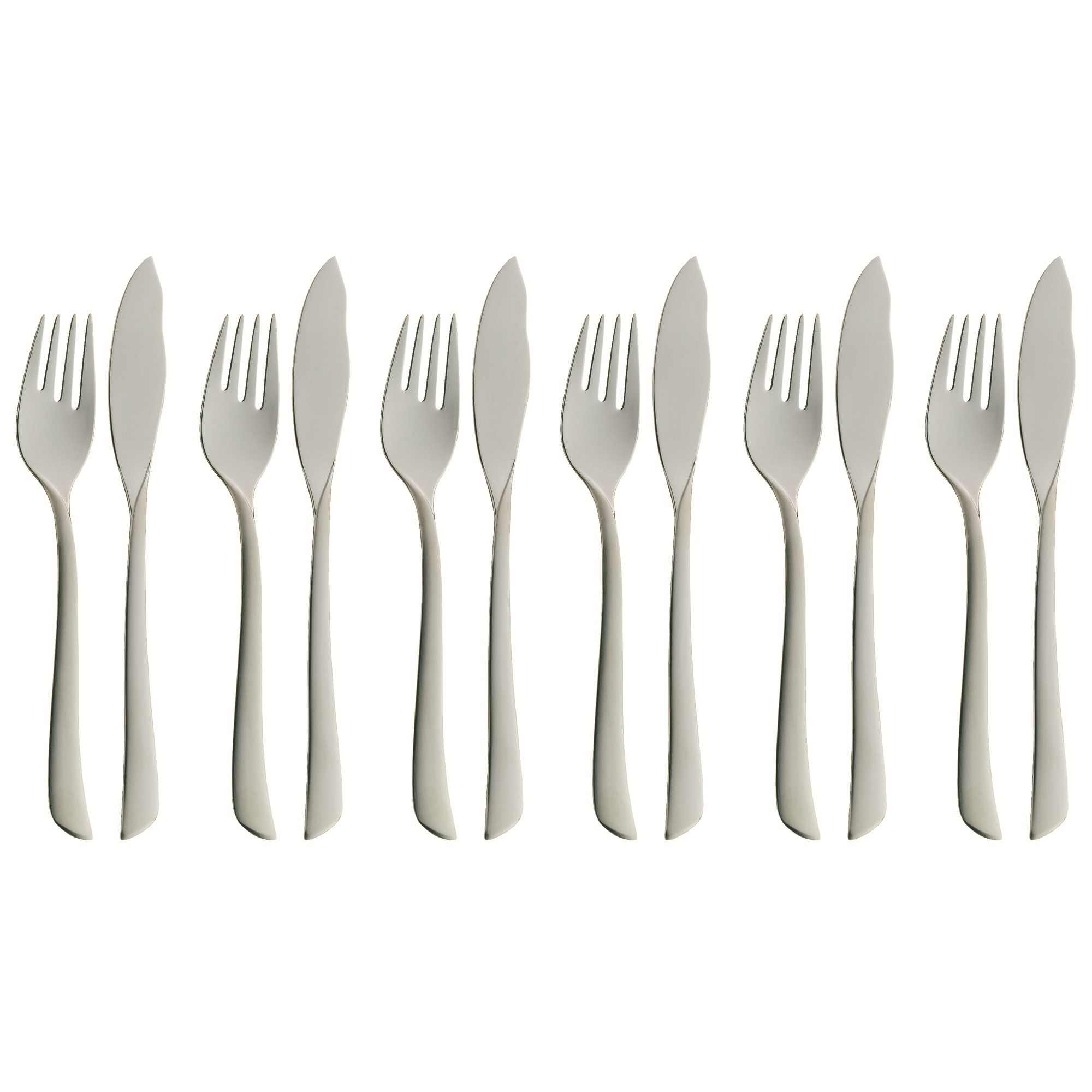 WMF Fischbesteck VIRGINIA 12 teilig - Cromargan Protect